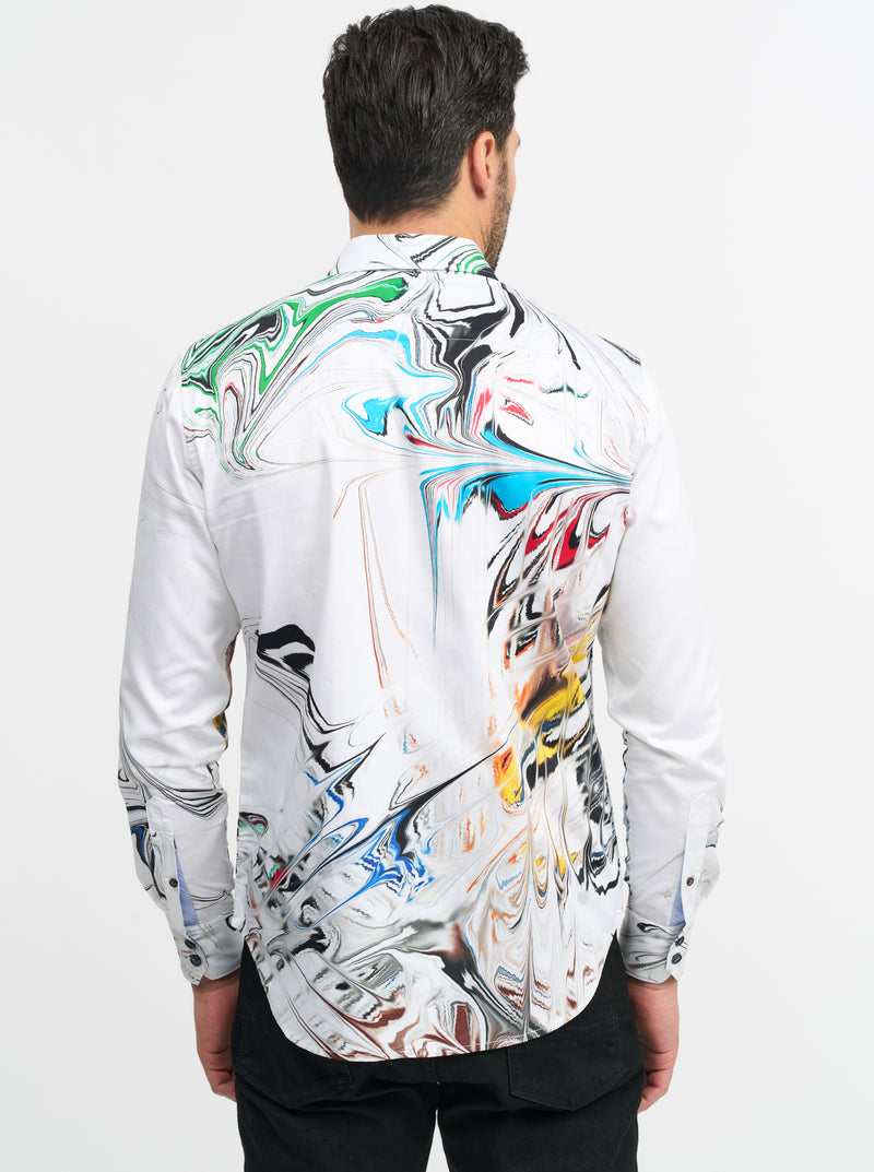 PEYOTE LONG SLEEVE BUTTON DOWN SHIRT