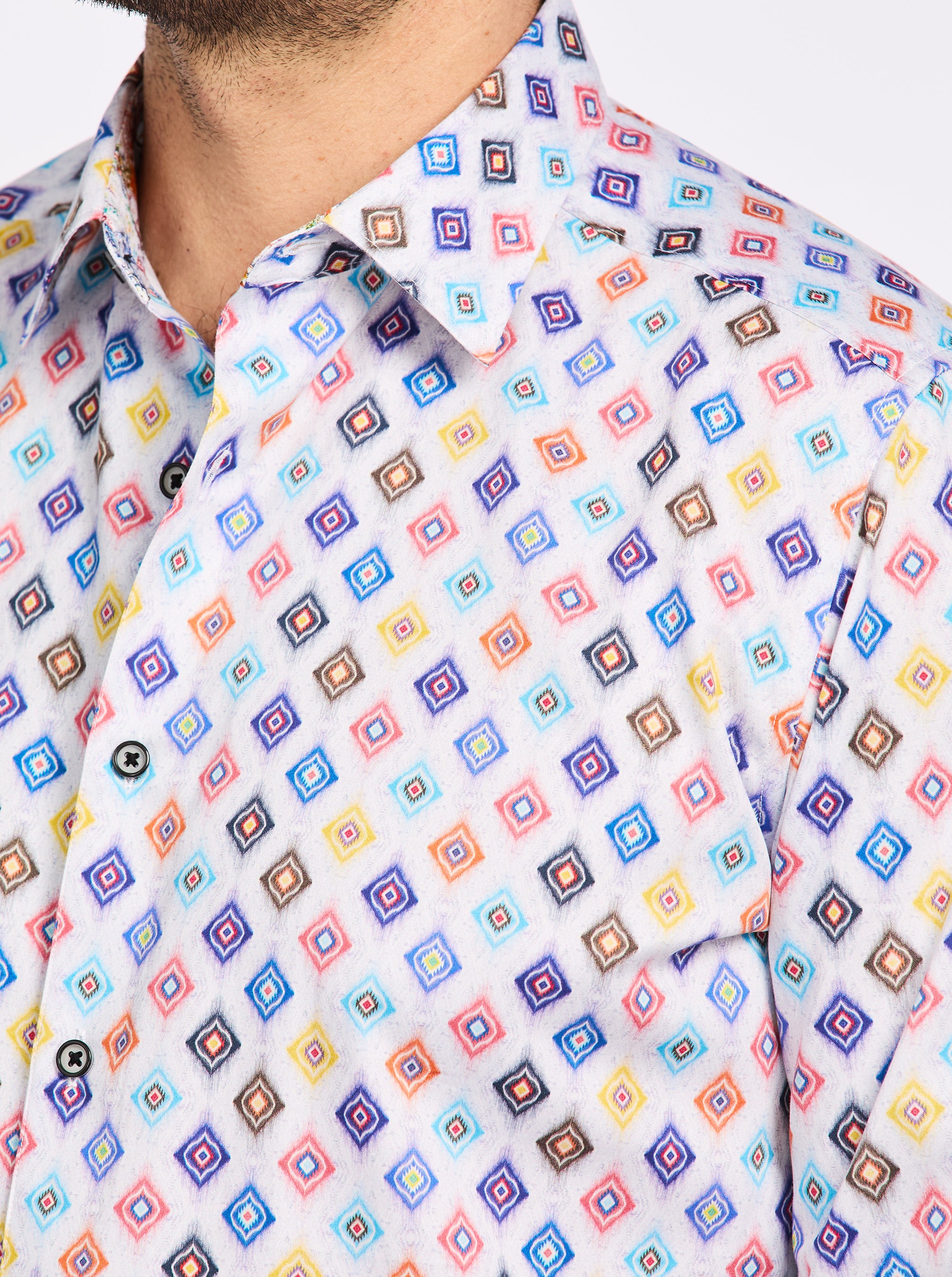 PETERMAN LONG SLEEVE BUTTON DOWN SHIRT