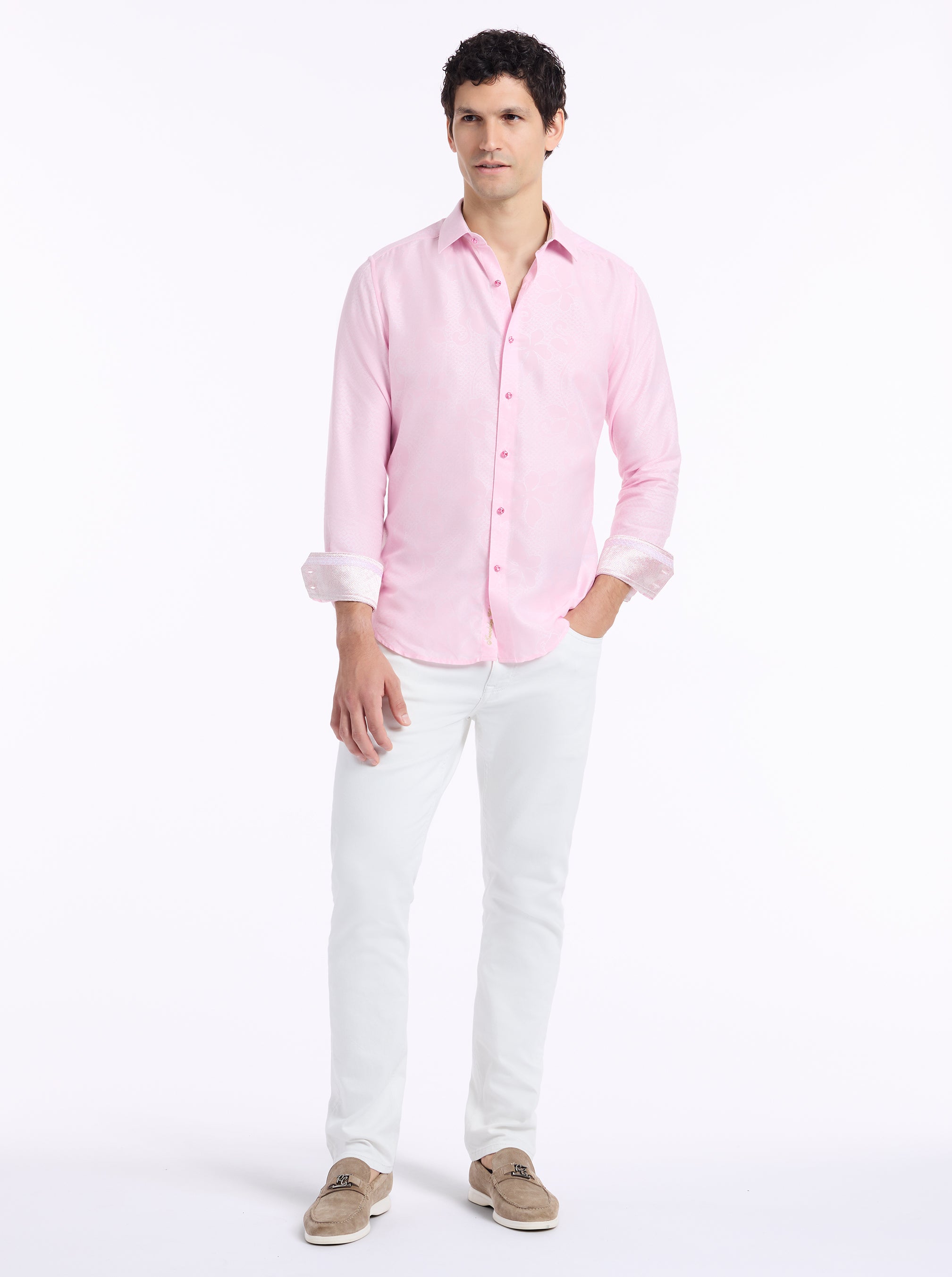 LIMITED EDITION THE ROSANTHE LONG SLEEVE BUTTON DOWN SHIRT