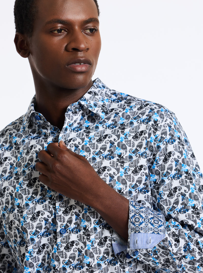 CARDWELL LONG SLEEVE BUTTON DOWN SHIRT