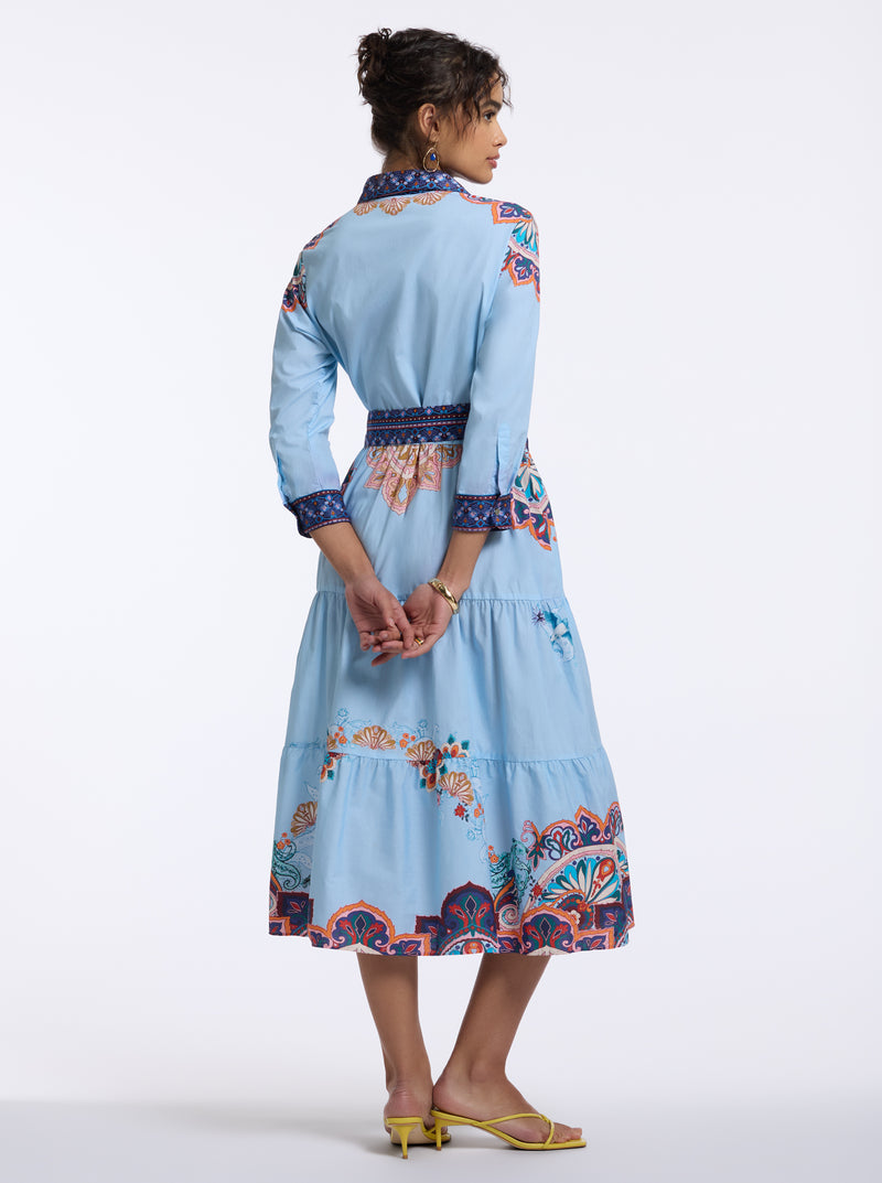 PIA 3/4 SLEEVE DRESS