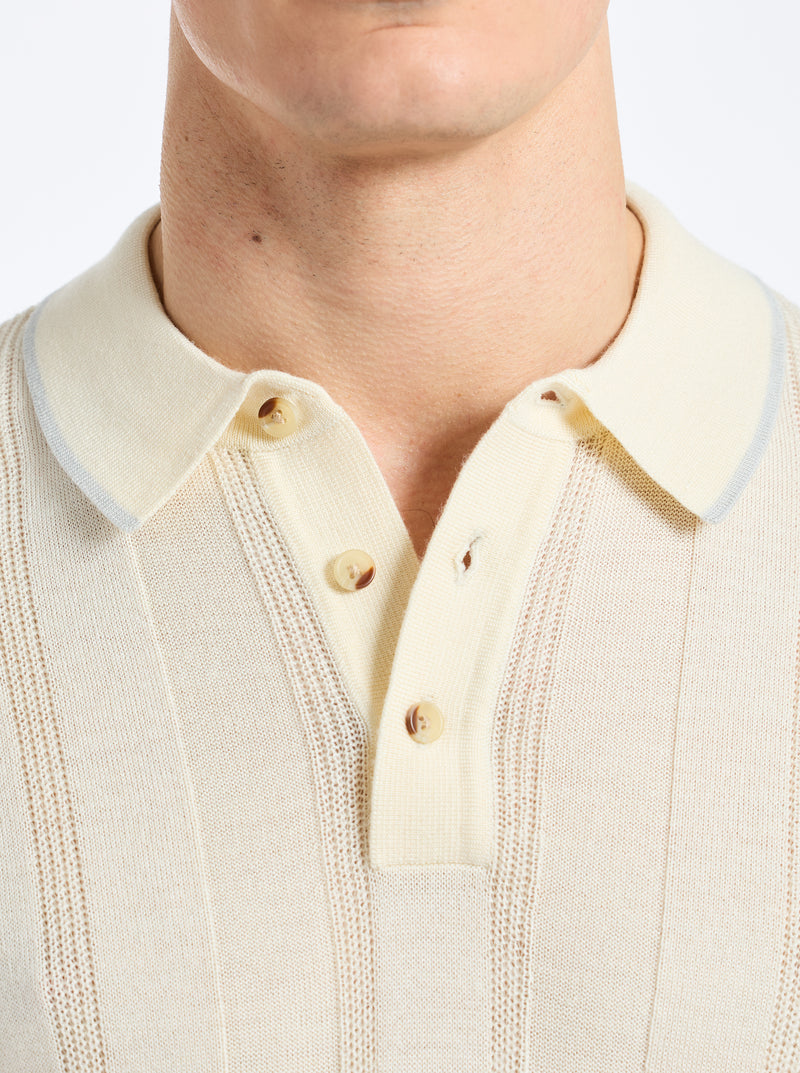 EDVAN SHORT SLEEVE SWEATER POLO