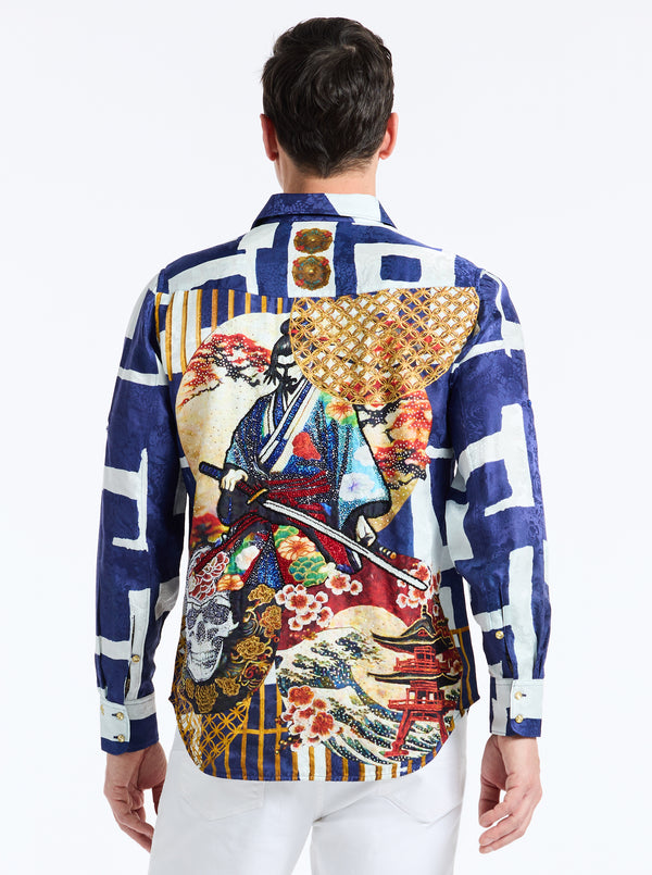 LIMITED EDITION SHAFIK'S LONG SLEEVE BUTTON DOWN SHIRT