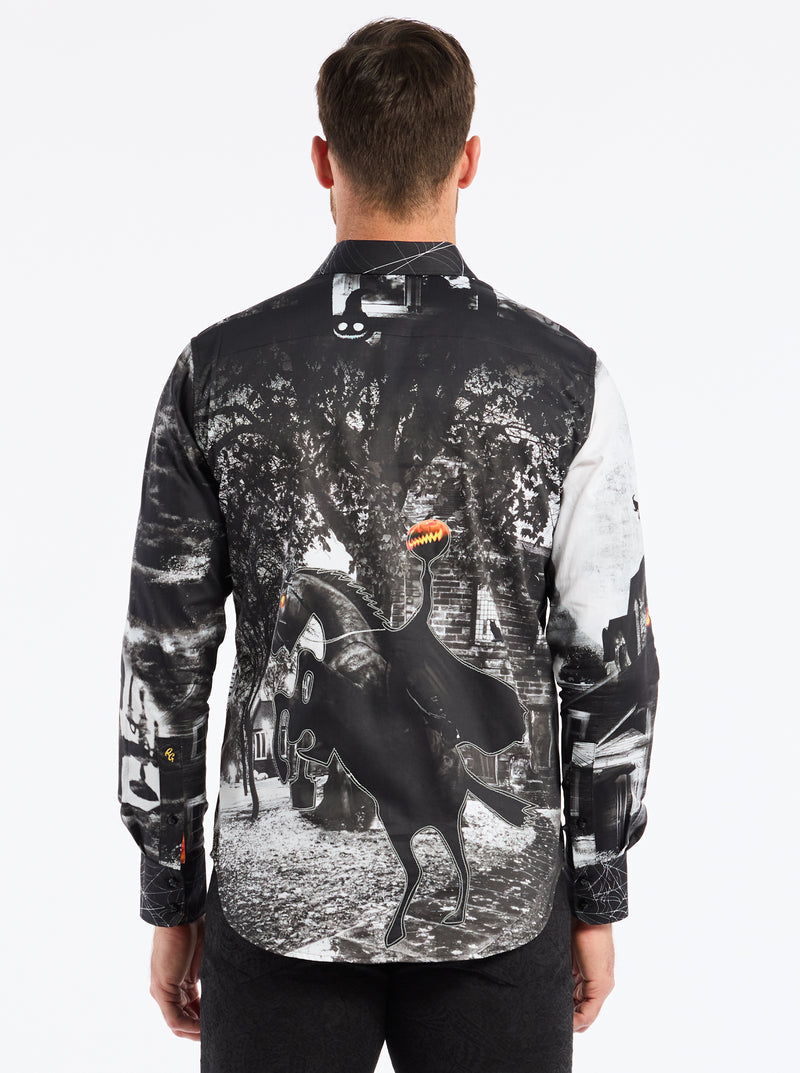 LIMITED EDITION THE DARK SIDE LONG SLEEVE BUTTON DOWN SHIRT