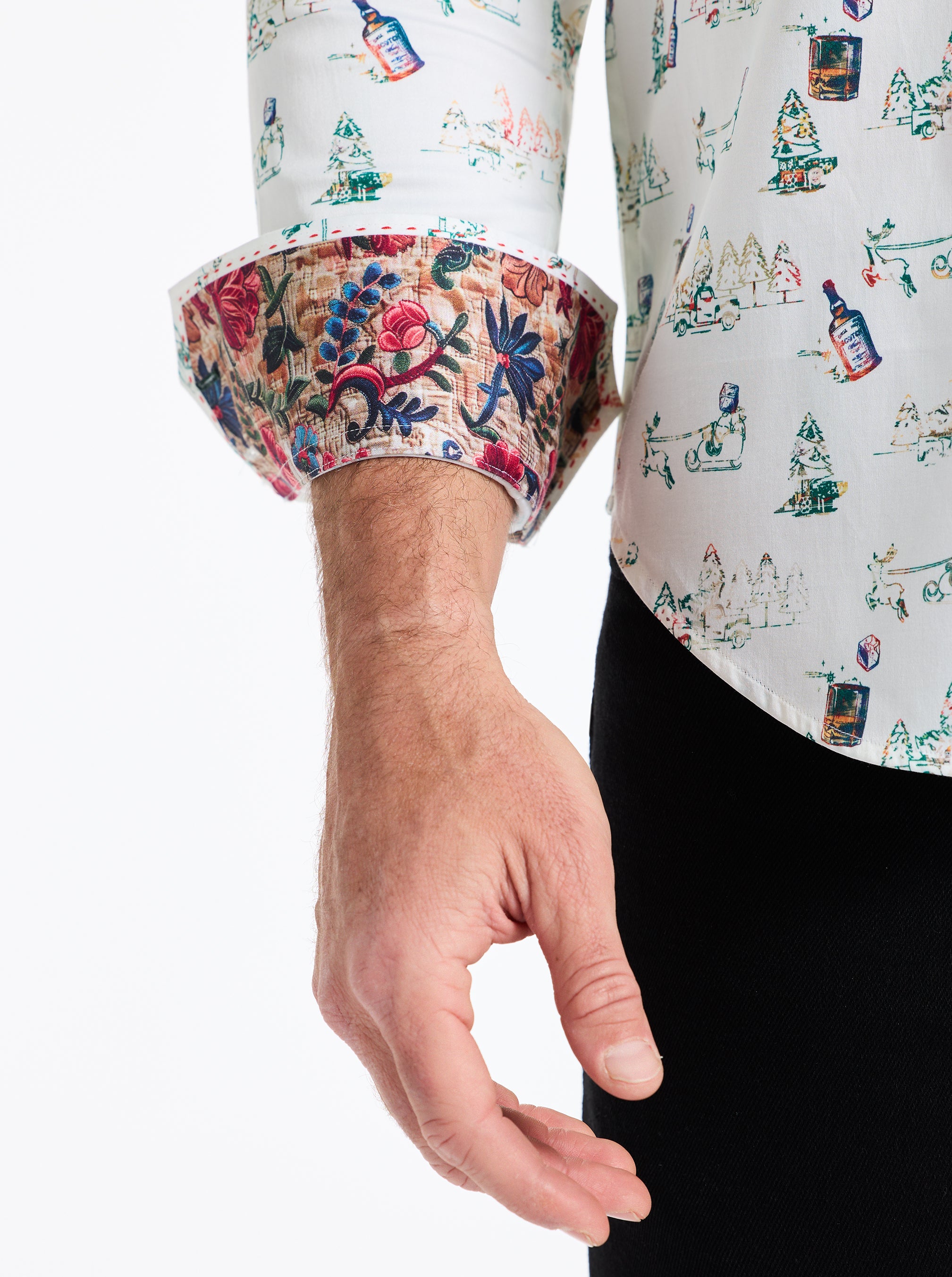 HOT TODDY LONG SLEEVE BUTTON DOWN SHIRT