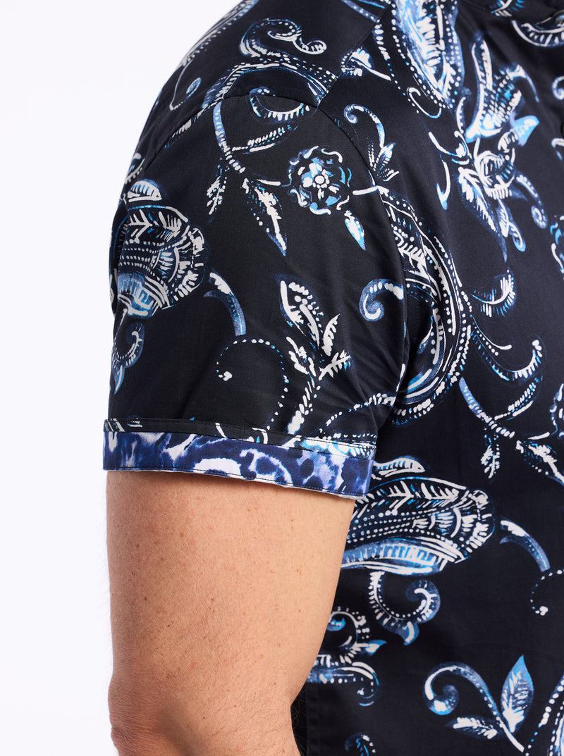 STOKES SHORT SLEEVE BUTTON DOWN SHIRT