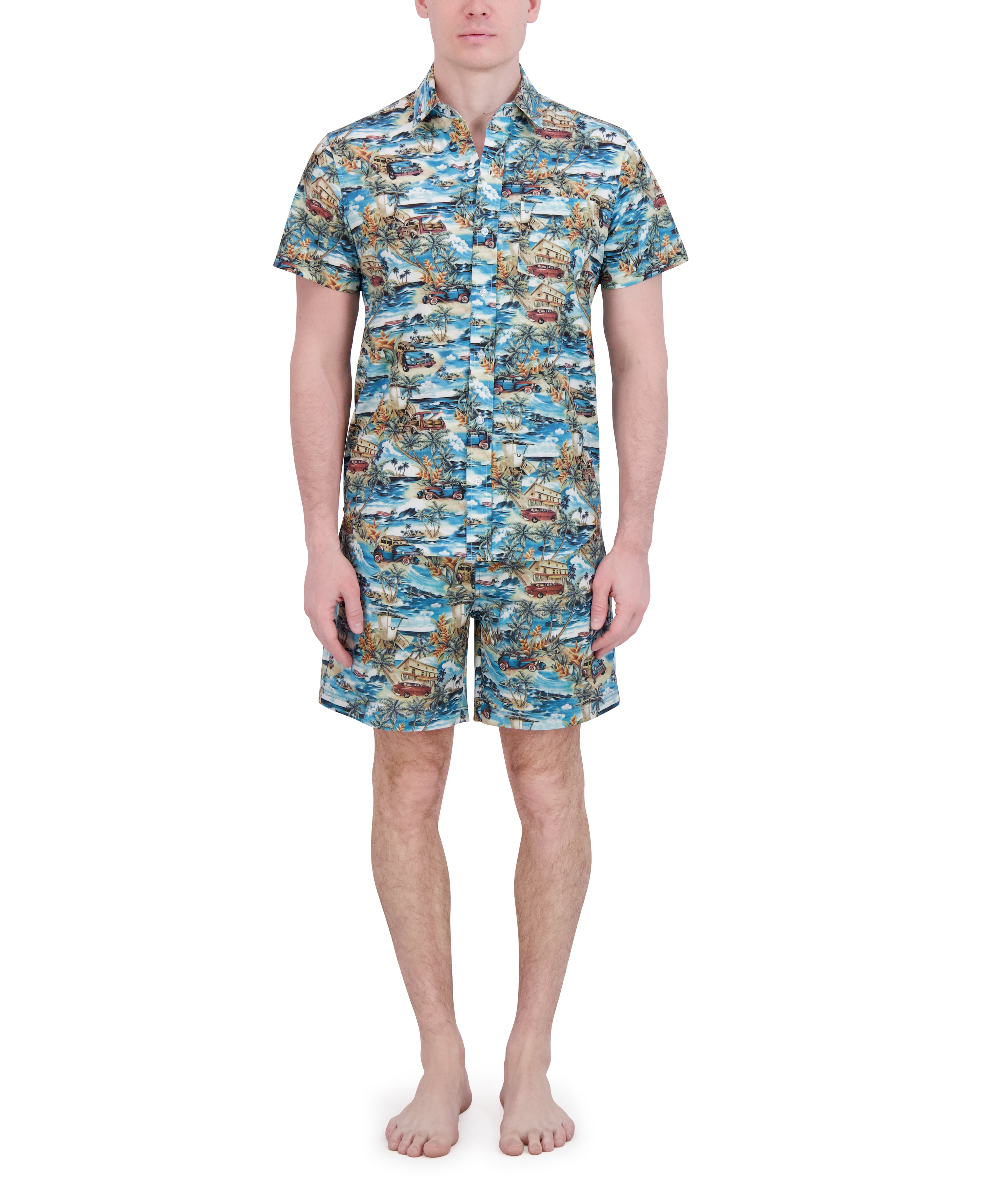 SHORT SLEEVE BUTTON DOWN SHIRT