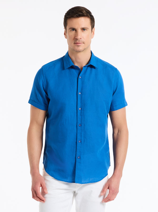 DAVIS SHORT SLEEVE BUTTON DOWN SHIRT