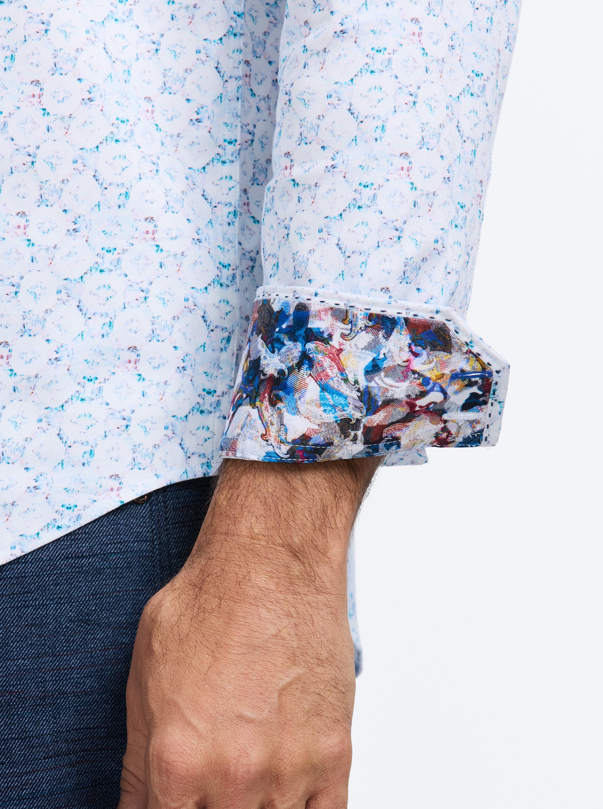 BRAMSTON LONG SLEEVE BUTTON DOWN SHIRT