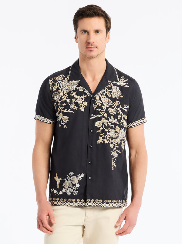 ASHBY SHORT SLEEVE BUTTON DOWN SHIRT