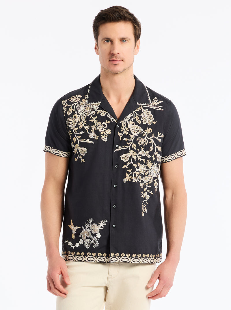 ASHBY SHORT SLEEVE BUTTON DOWN SHIRT
