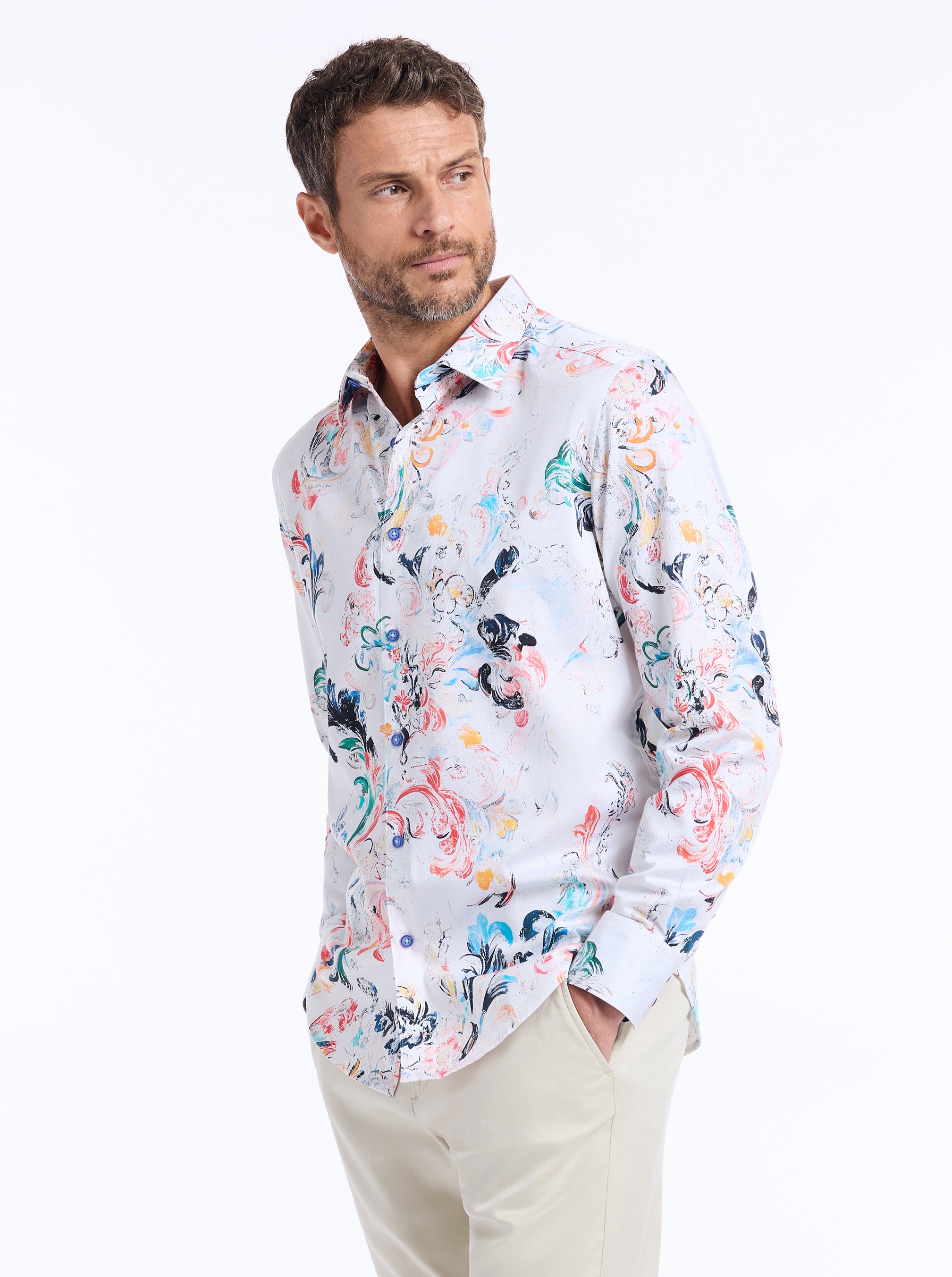 ALDERSGATE LONG SLEEVE BUTTON DOWN SHIRT
