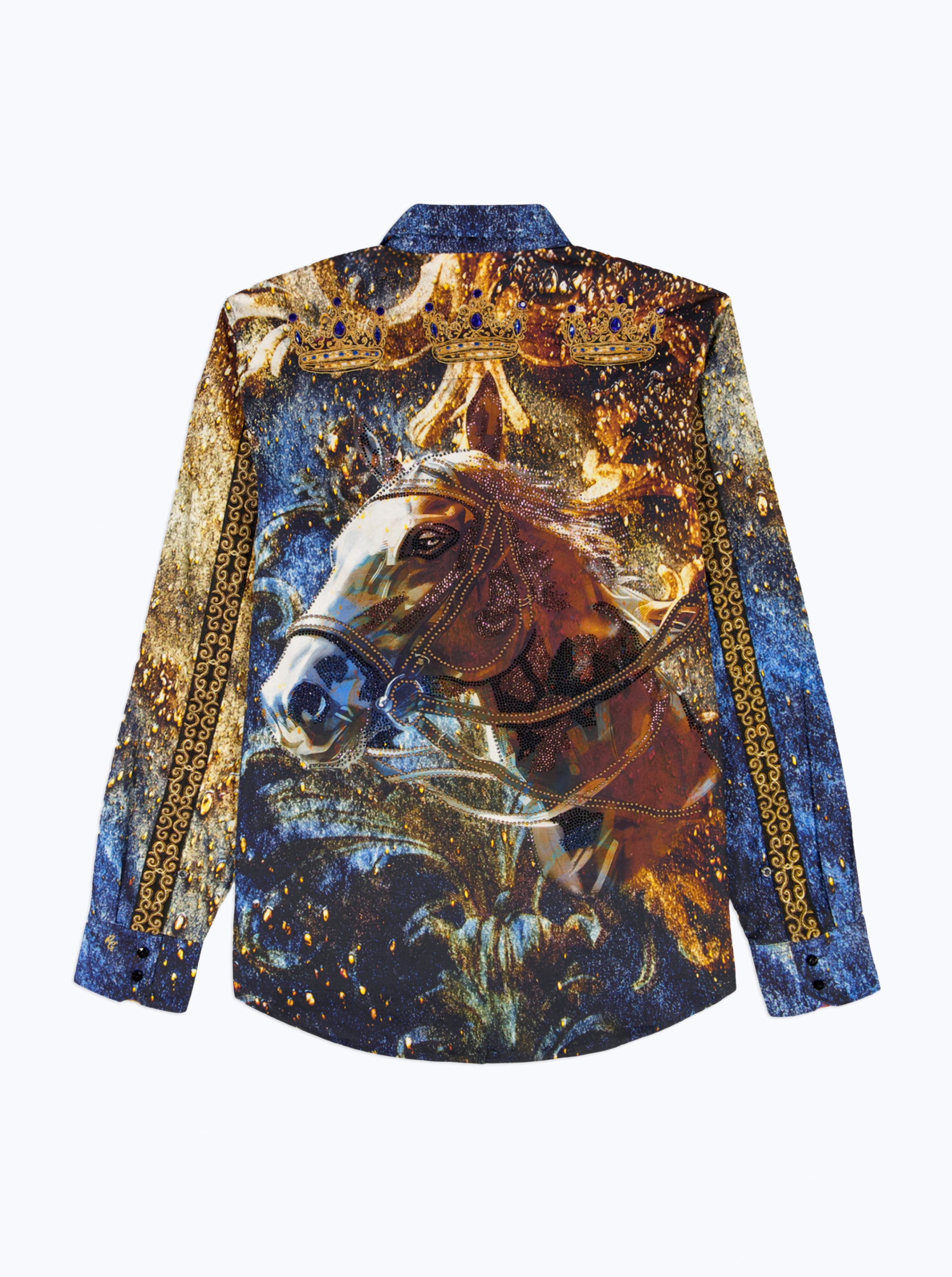 LIMITED EDITION FLEUR DE MARE LONG SLEEVE BUTTON DOWN SHIRT