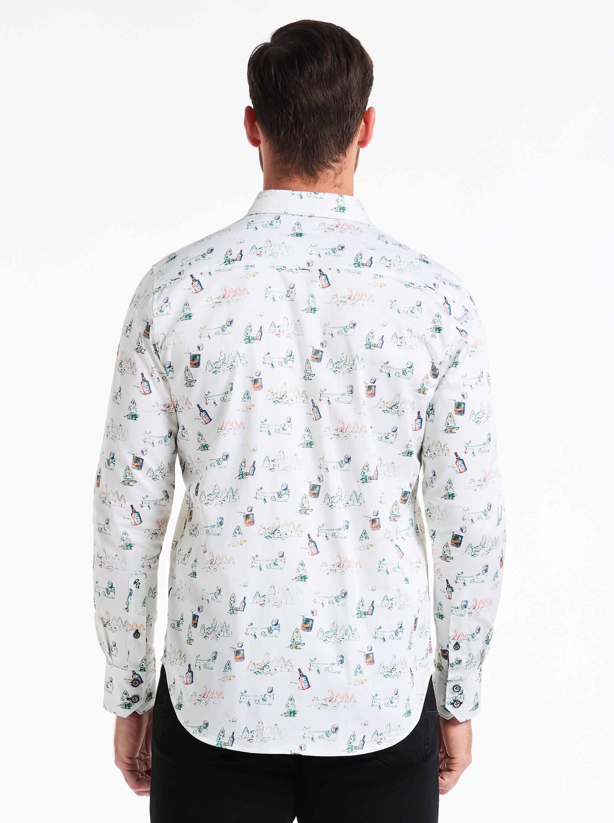 HOT TODDY LONG SLEEVE BUTTON DOWN SHIRT