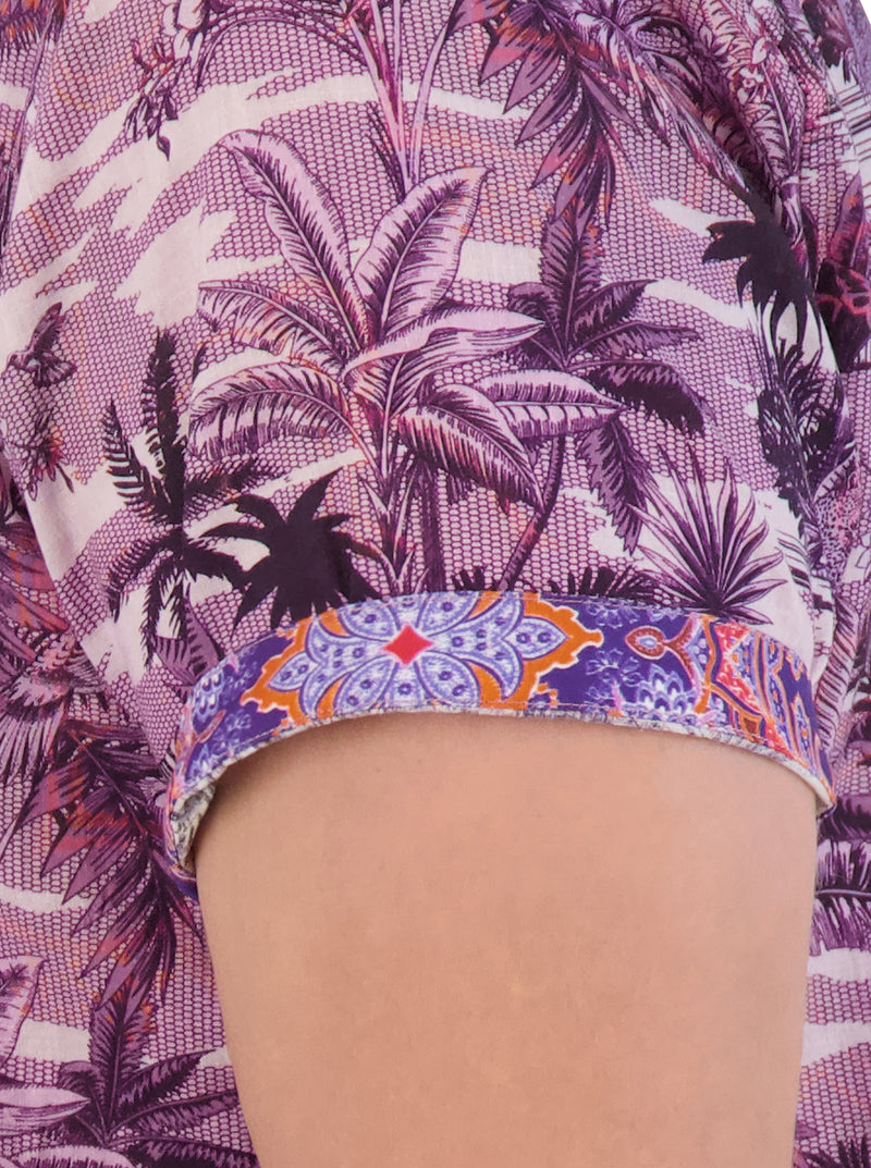 MAKARA SHORT SLEEVE BUTTON DOWN SHIRT