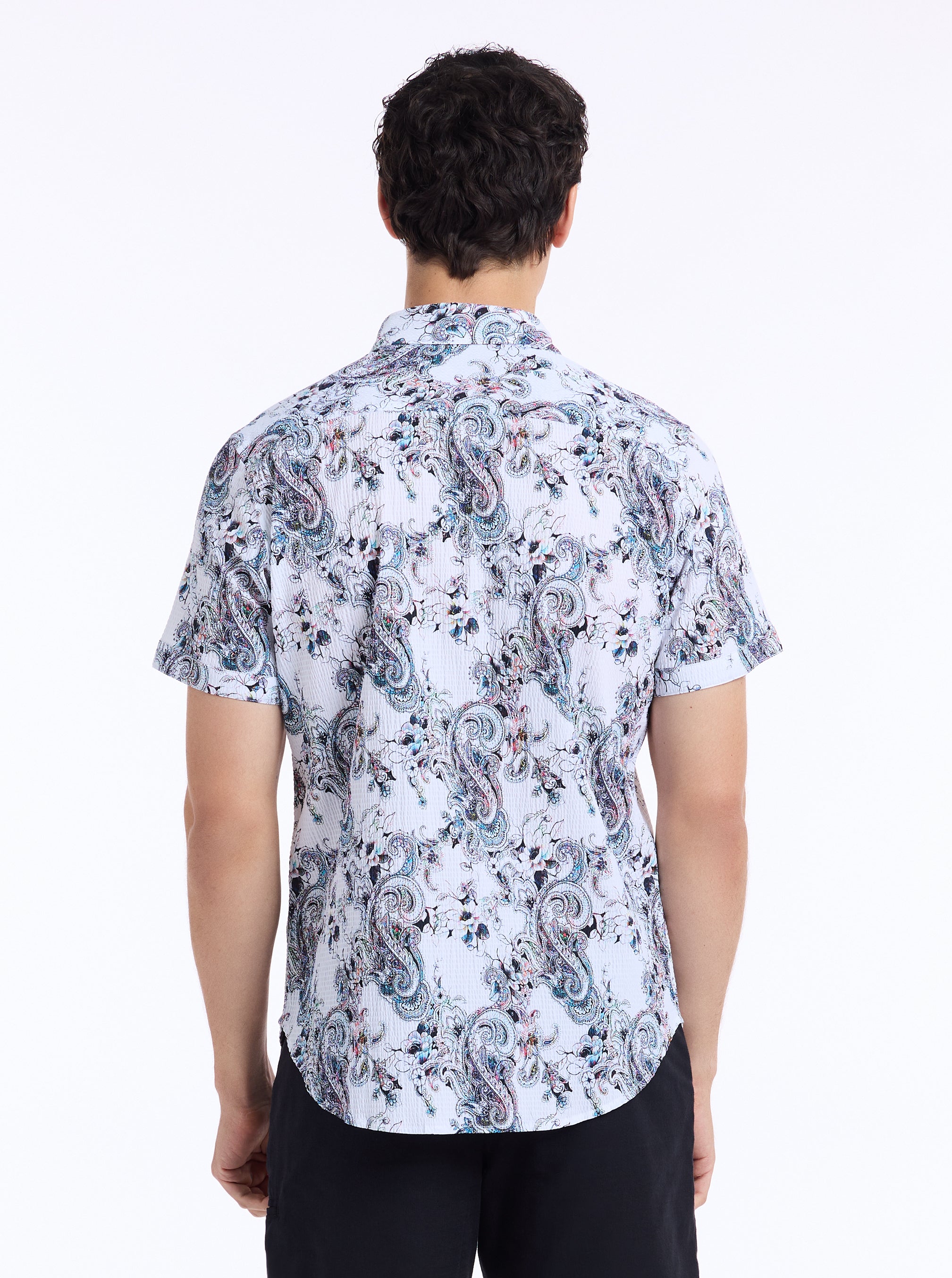 PICKWICK SHORT SLEEVE BUTTON DOWN SHIRT