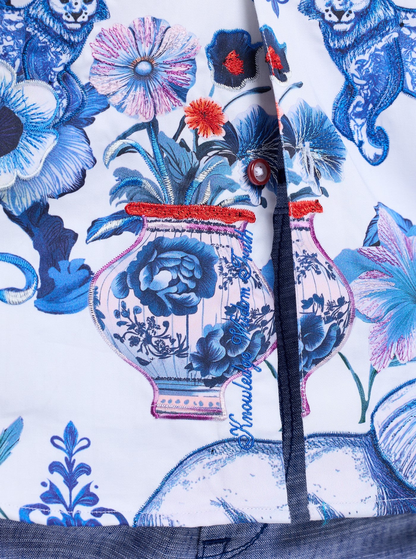 PICCADILLY LONG SLEEVE BUTTON DOWN SHIRT