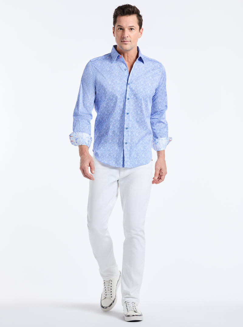 KEFALONIA LONG SLEEVE BUTTON DOWN SHIRT