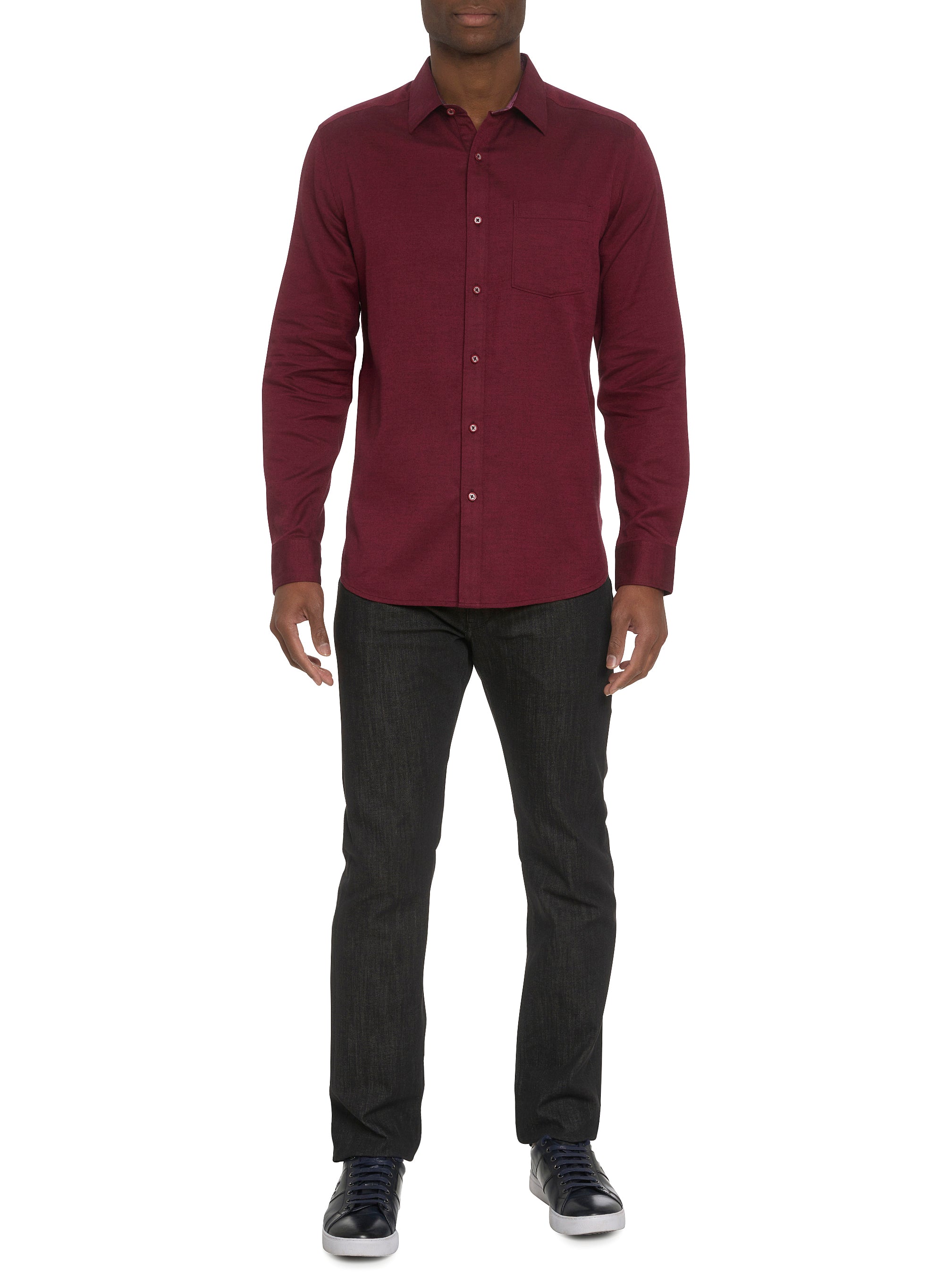 SANTA CROCE LONG SLEEVE BUTTON DOWN SHIRT
