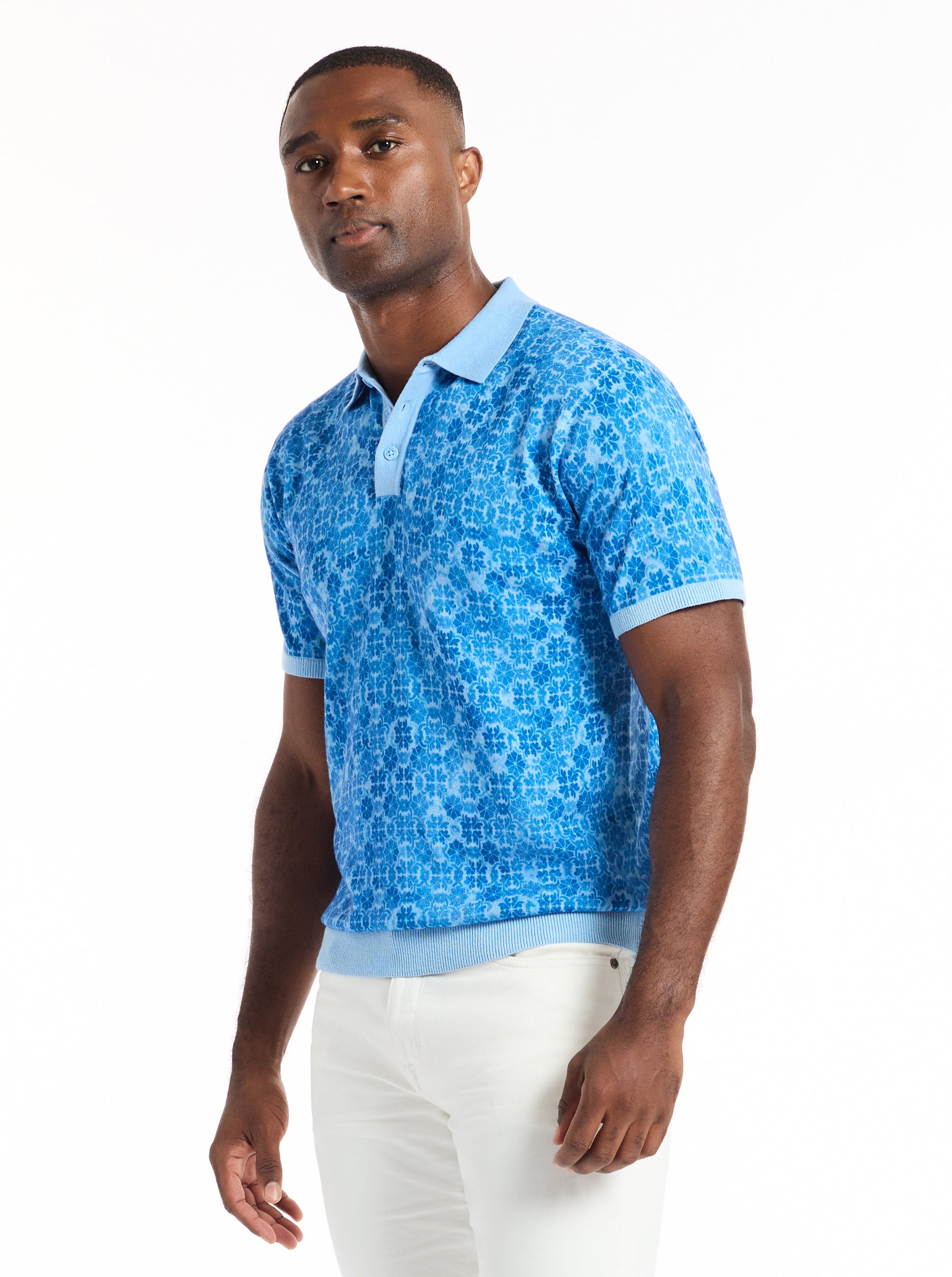 VESEY SHORT SLEEVE SWEATER POLO
