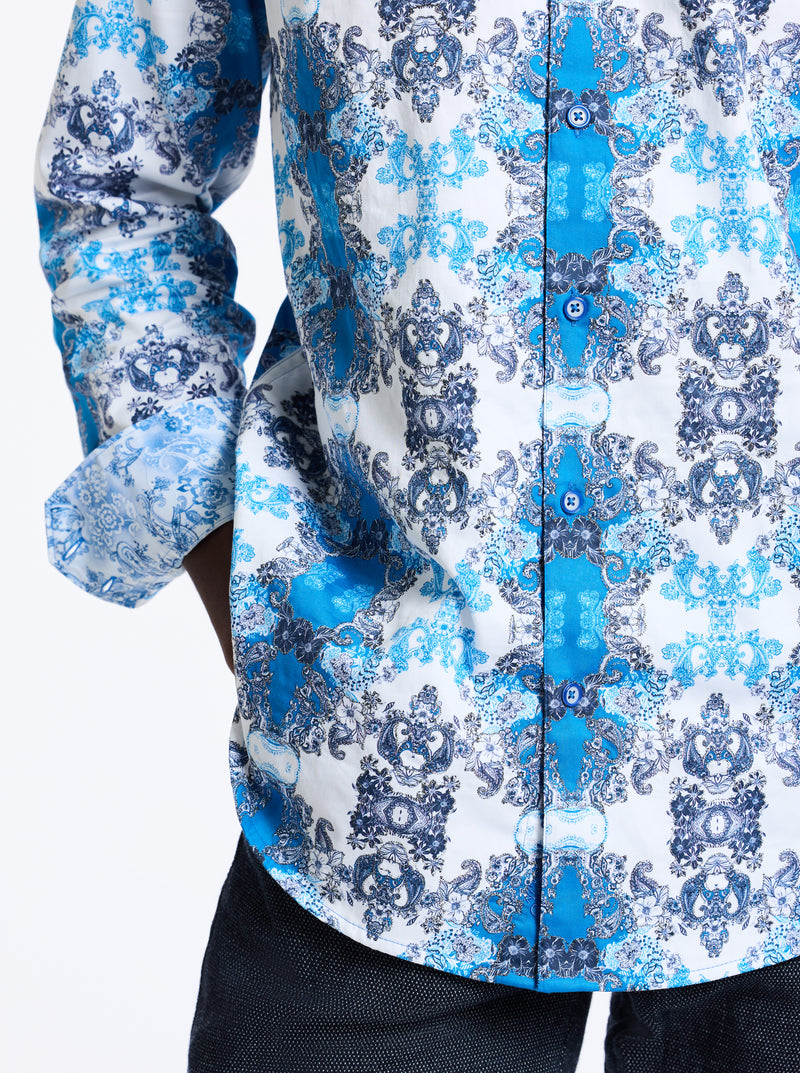 MELCHOR LONG SLEEVE BUTTON DOWN SHIRT