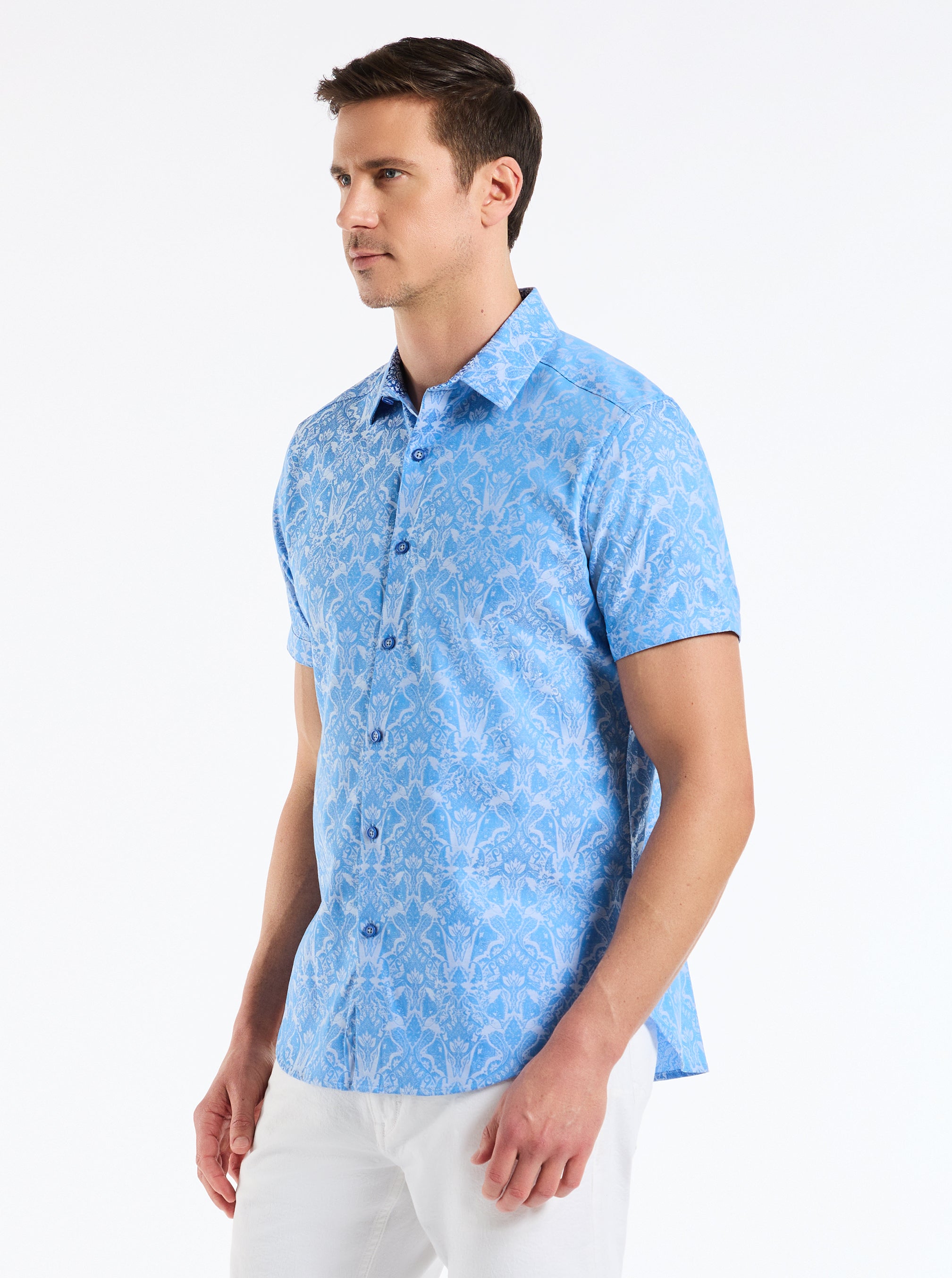 HIGHLAND SHORT SLEEVE BUTTON DOWN SHIRT