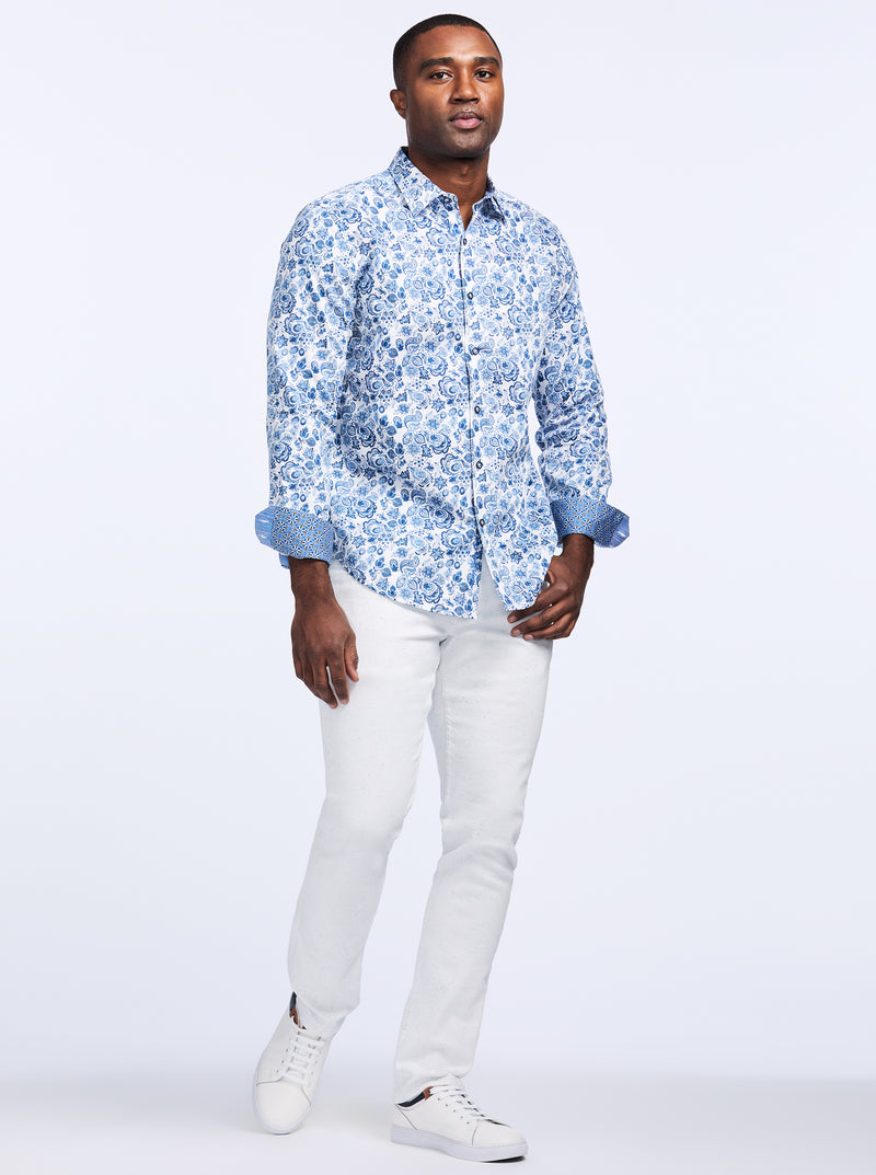LAMTON LONG SLEEVE BUTTON DOWN SHIRT
