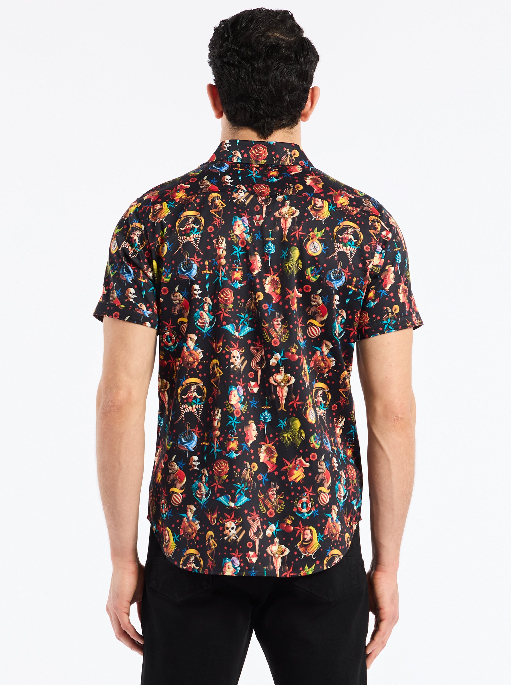 CARNI SHORT SLEEVE BUTTON DOWN SHIRT