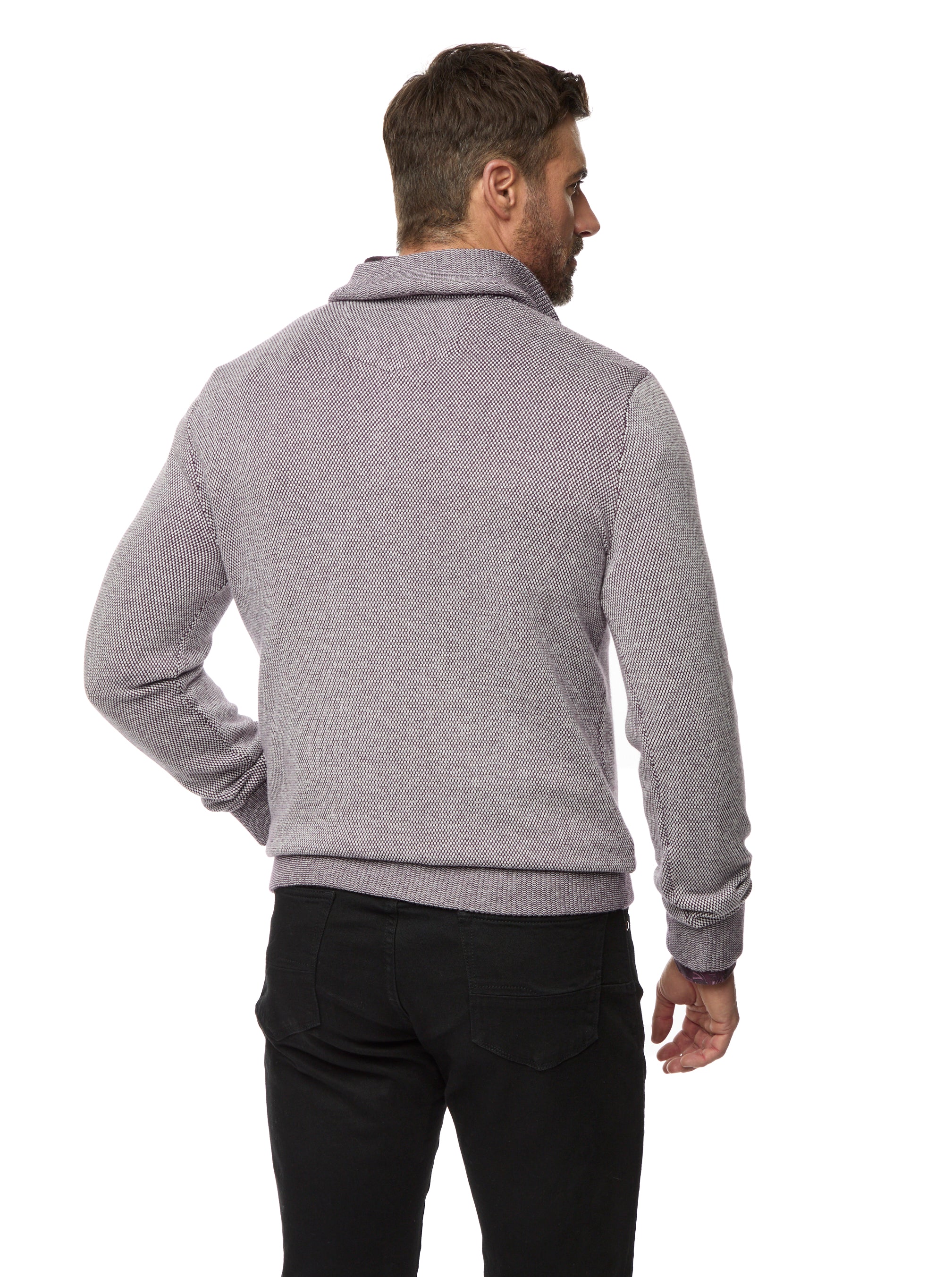 SHANE 1/4 ZIP SWEATER BIG
