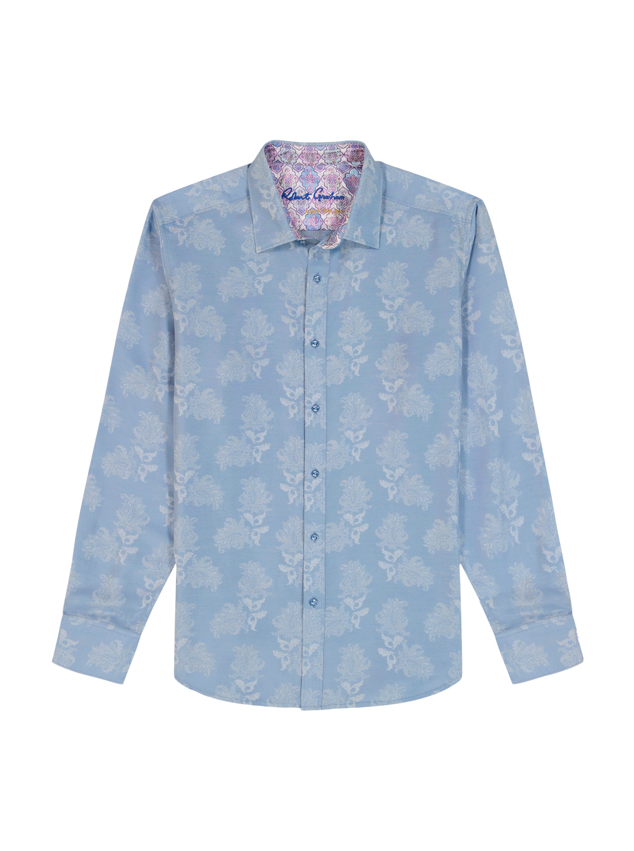 LIMITED EDITION A HUE OF BLUE LONG SLEEVE BUTTON DOWN SHIRT