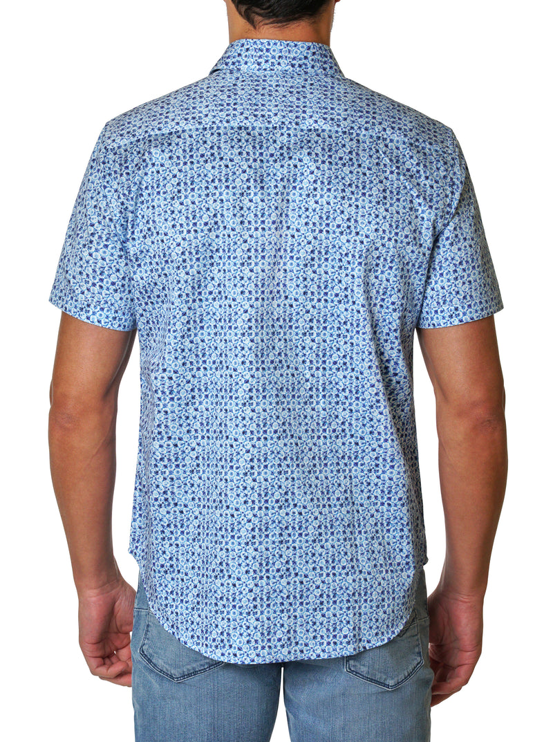 ATKINS SHORT SLEEVE BUTTON DOWN SHIRT