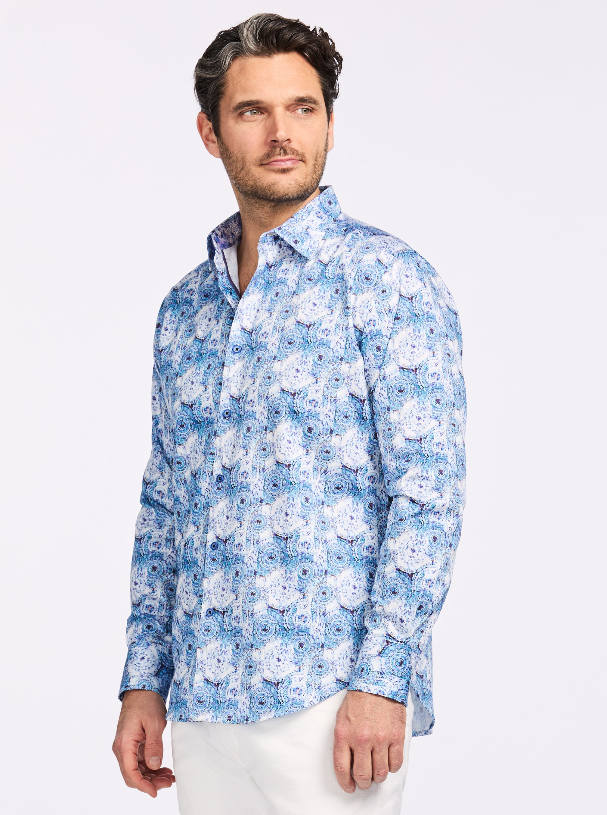RIPON LONG SLEEVE BUTTON DOWN SHIRT
