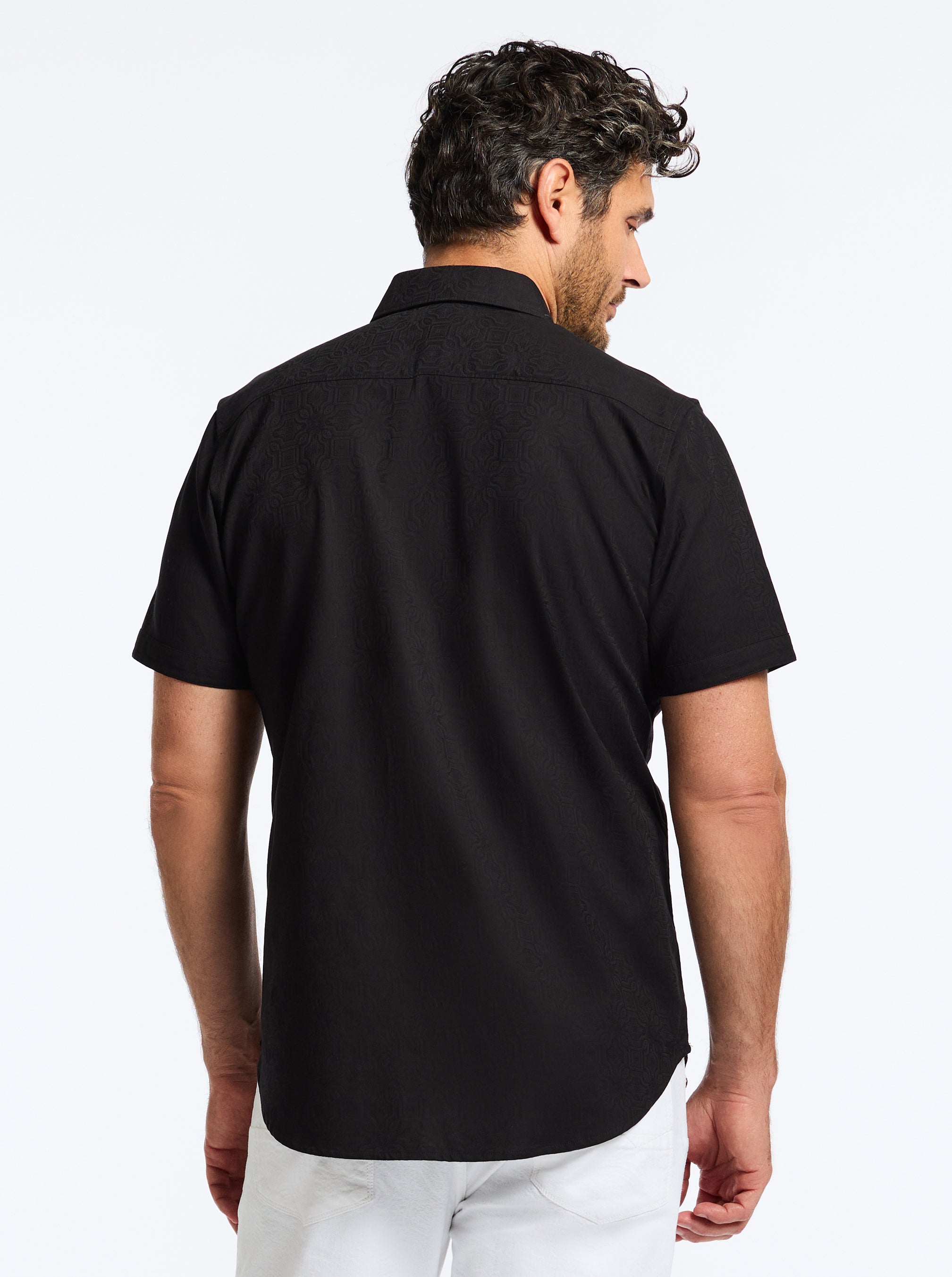 ODYSSEY SHORT SLEEVE BUTTON DOWN SHIRT