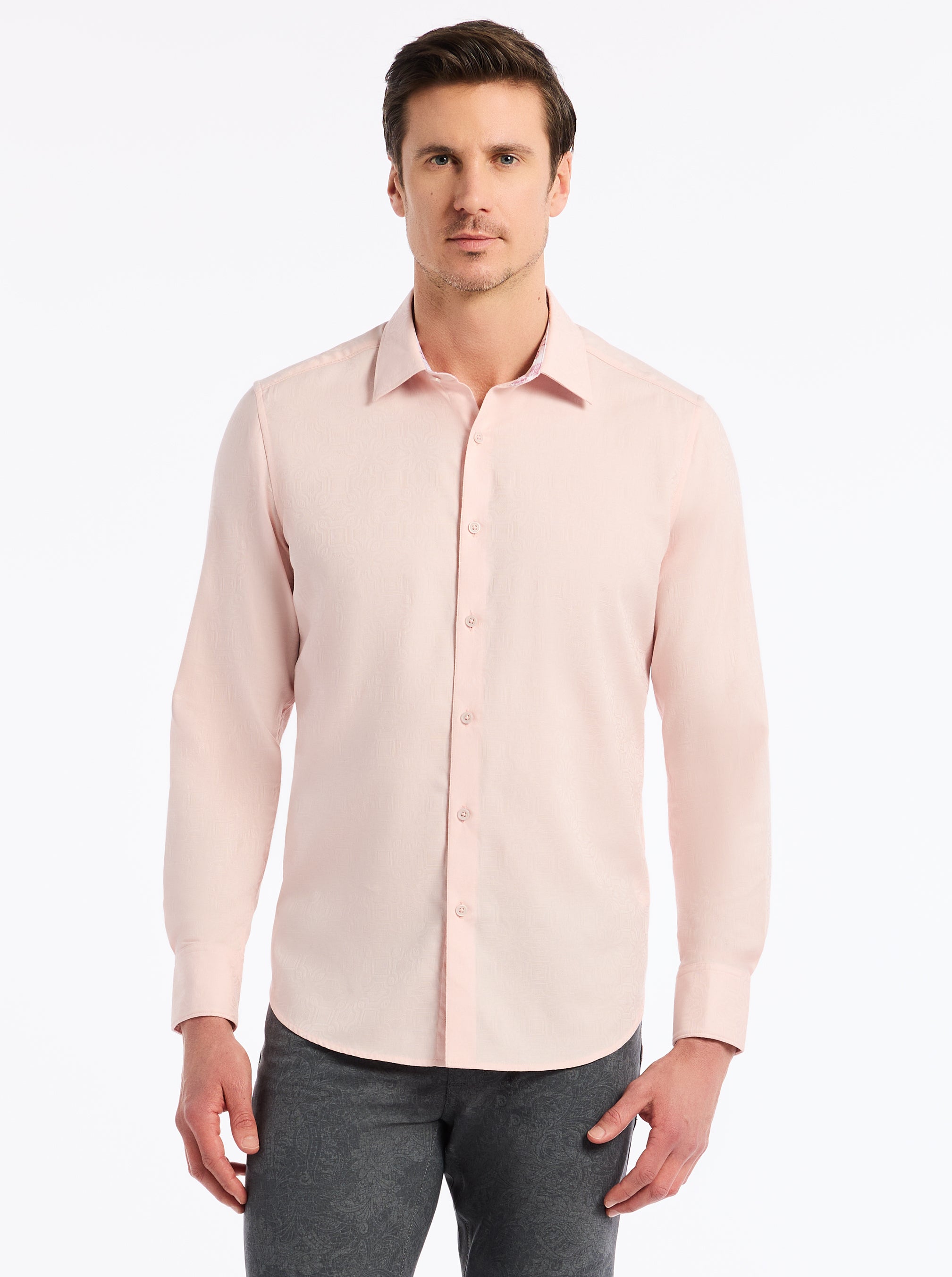 ODYSSEY LONG SLEEVE BUTTON DOWN SHIRT