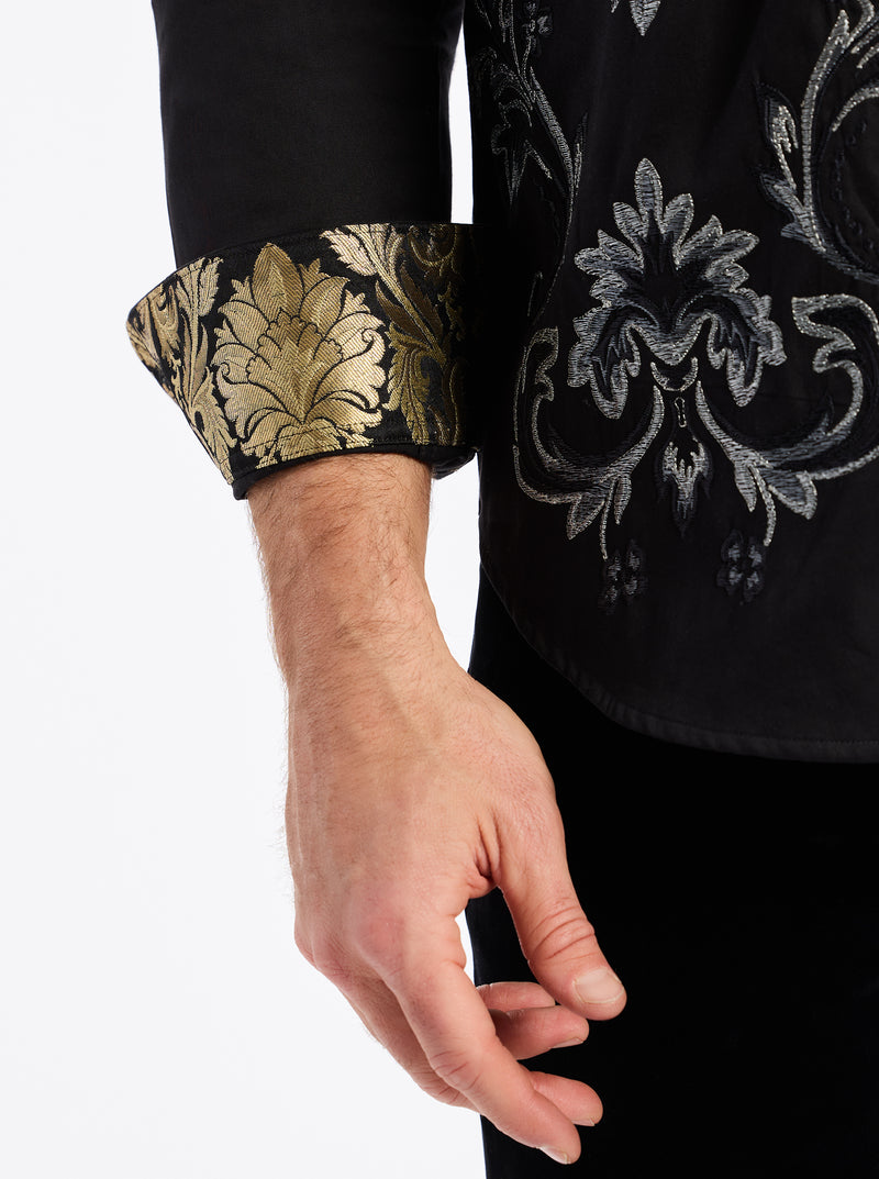 LIMITED EDITION LION'S SHADOW LONG SLEEVE BUTTON DOWN SHIRT TALL