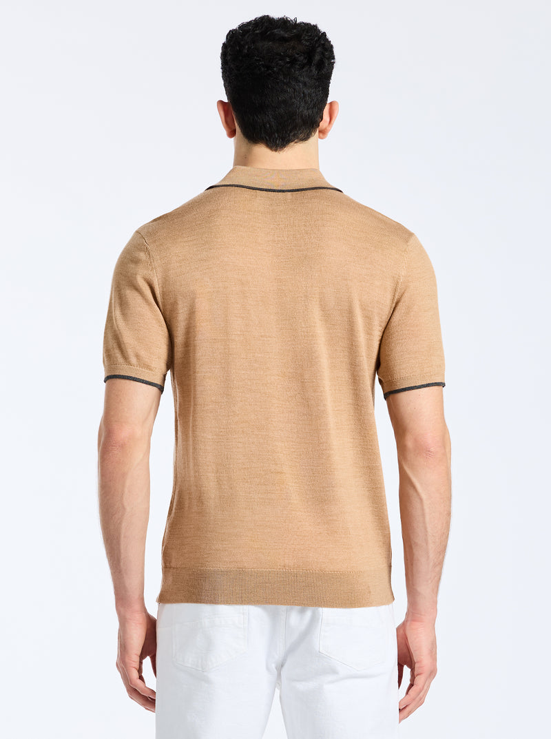 EDVAN SHORT SLEEVE SWEATER POLO
