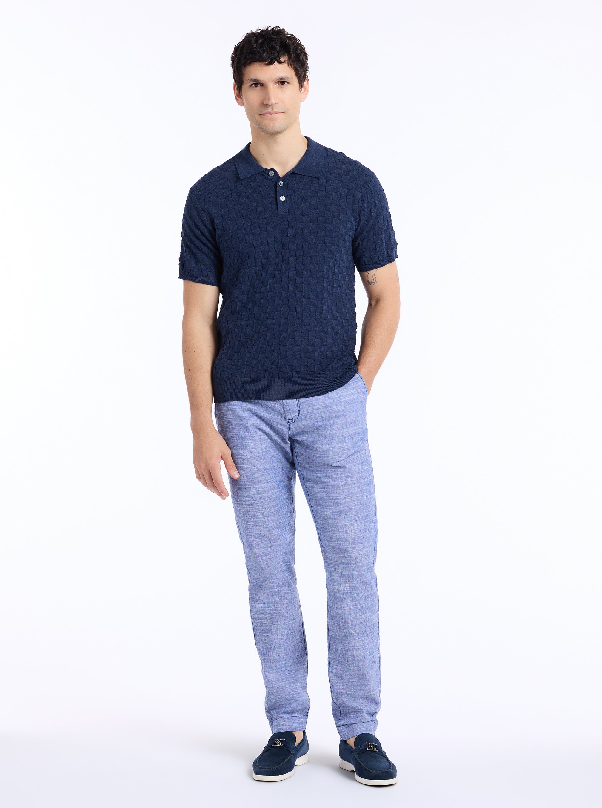 HAMPSON SHORT SLEEVE SWEATER
