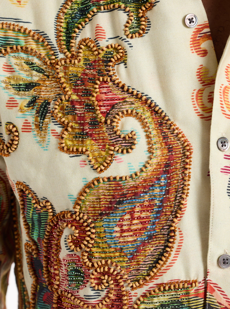 LIMITED EDITION BOCA DREAMS LONG SLEEVE BUTTON DOWN SHIRT