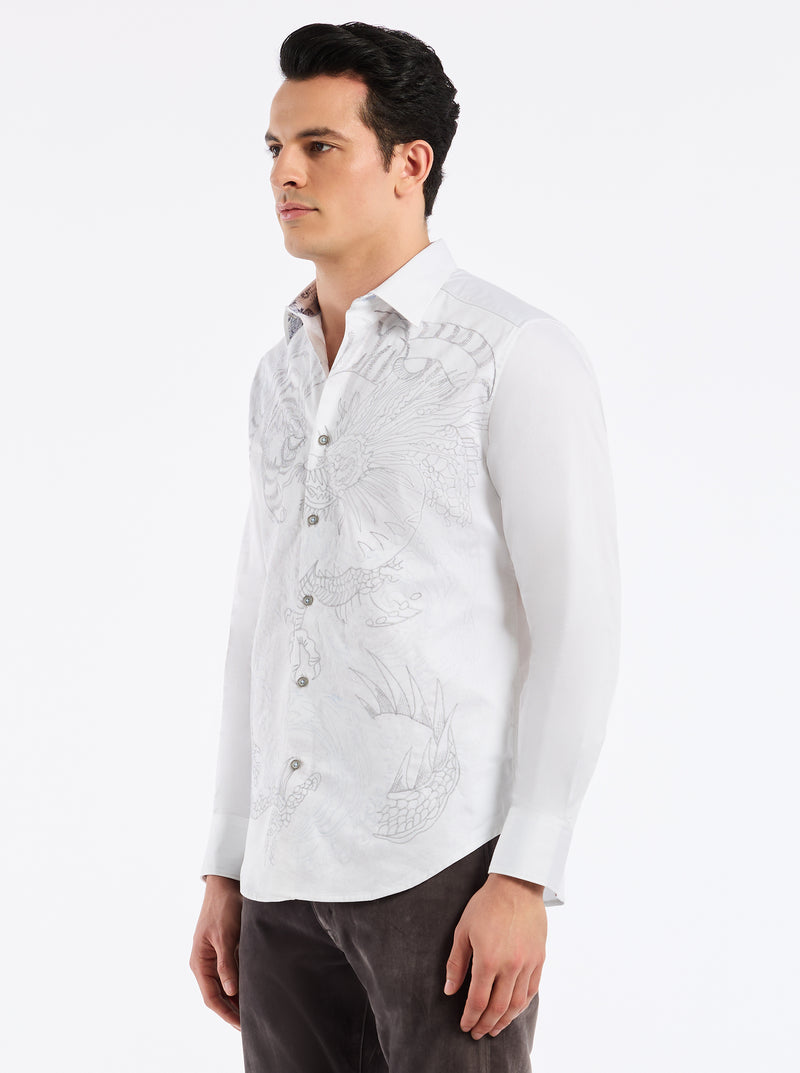 MAELSTORM LONG SLEEVE BUTTON DOWN SHIRT