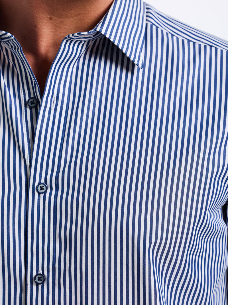 GREENWICH LONG SLEEVE BUTTON DOWN SHIRT