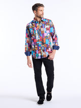 THEBERTON LONG SLEEVE BUTTON DOWN SHIRT