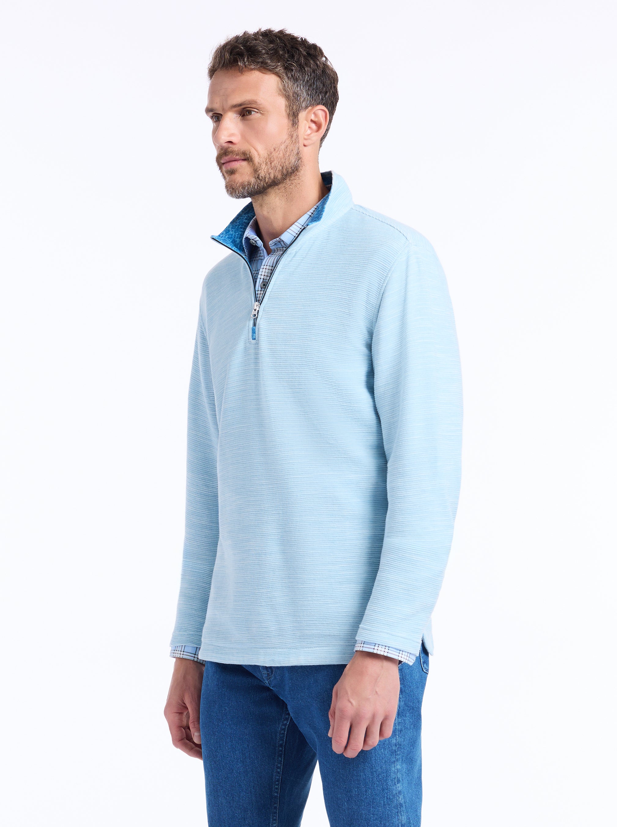 LEDSON LONG SLEEVE KNIT SHIRT