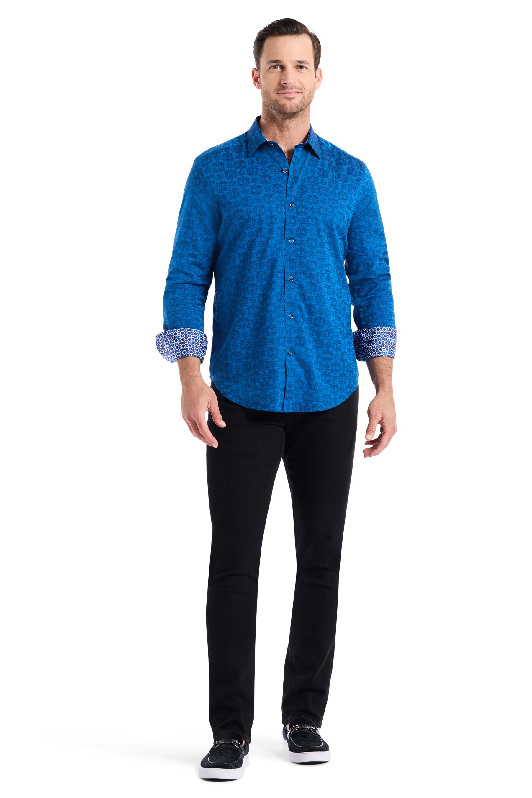 STELLMAN LONG SLEEVE BUTTON DOWN SHIRT