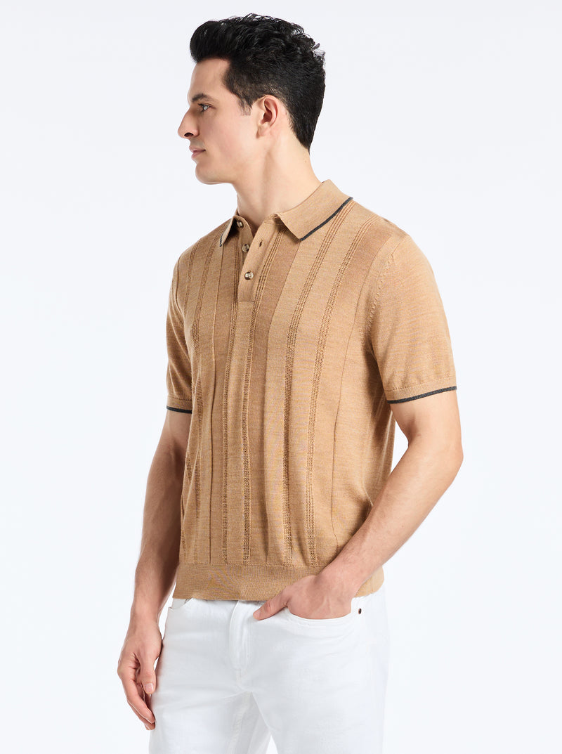 EDVAN SHORT SLEEVE SWEATER POLO