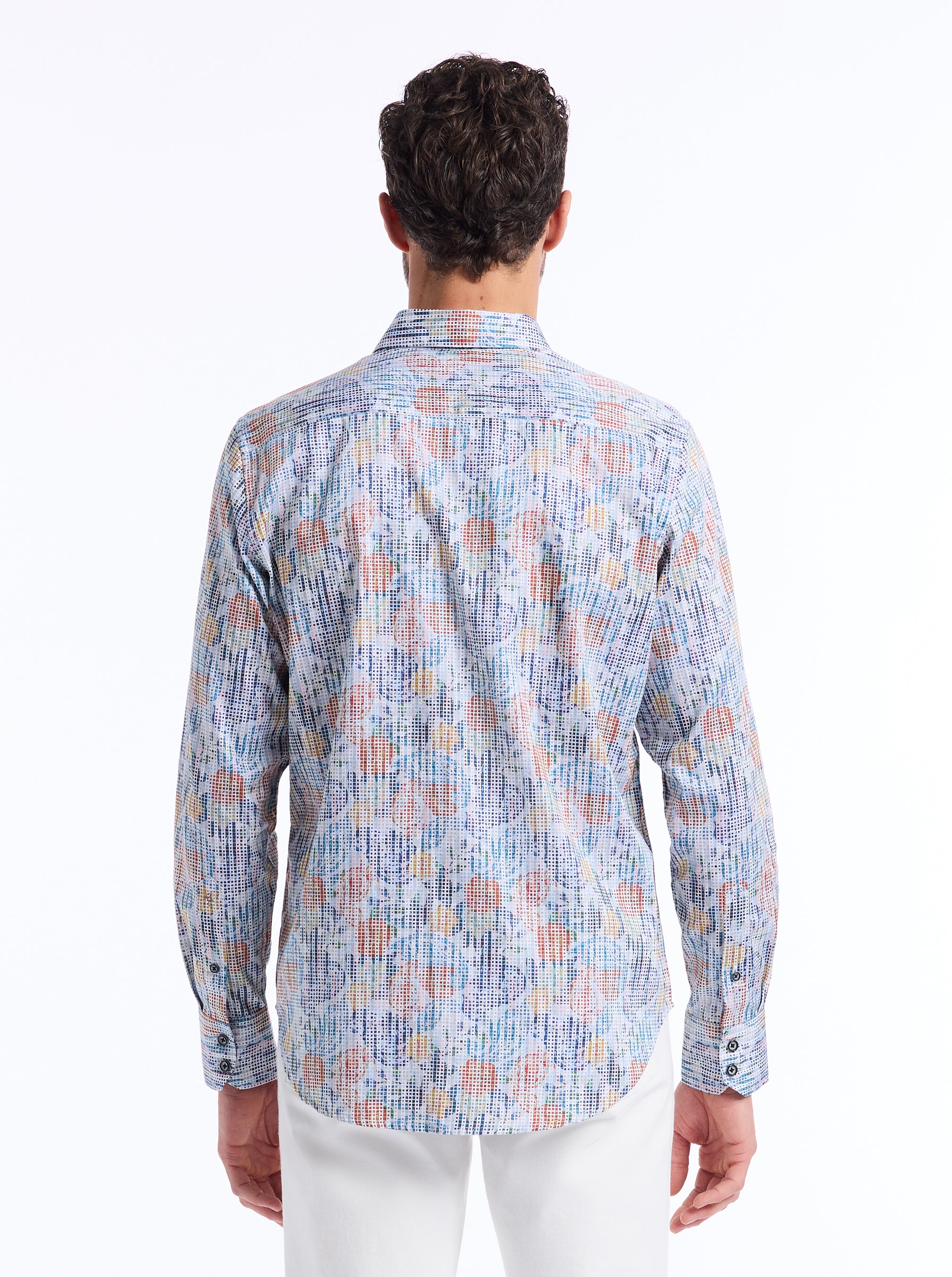 DAFEN LONG SLEEVE BUTTON DOWN SHIRT