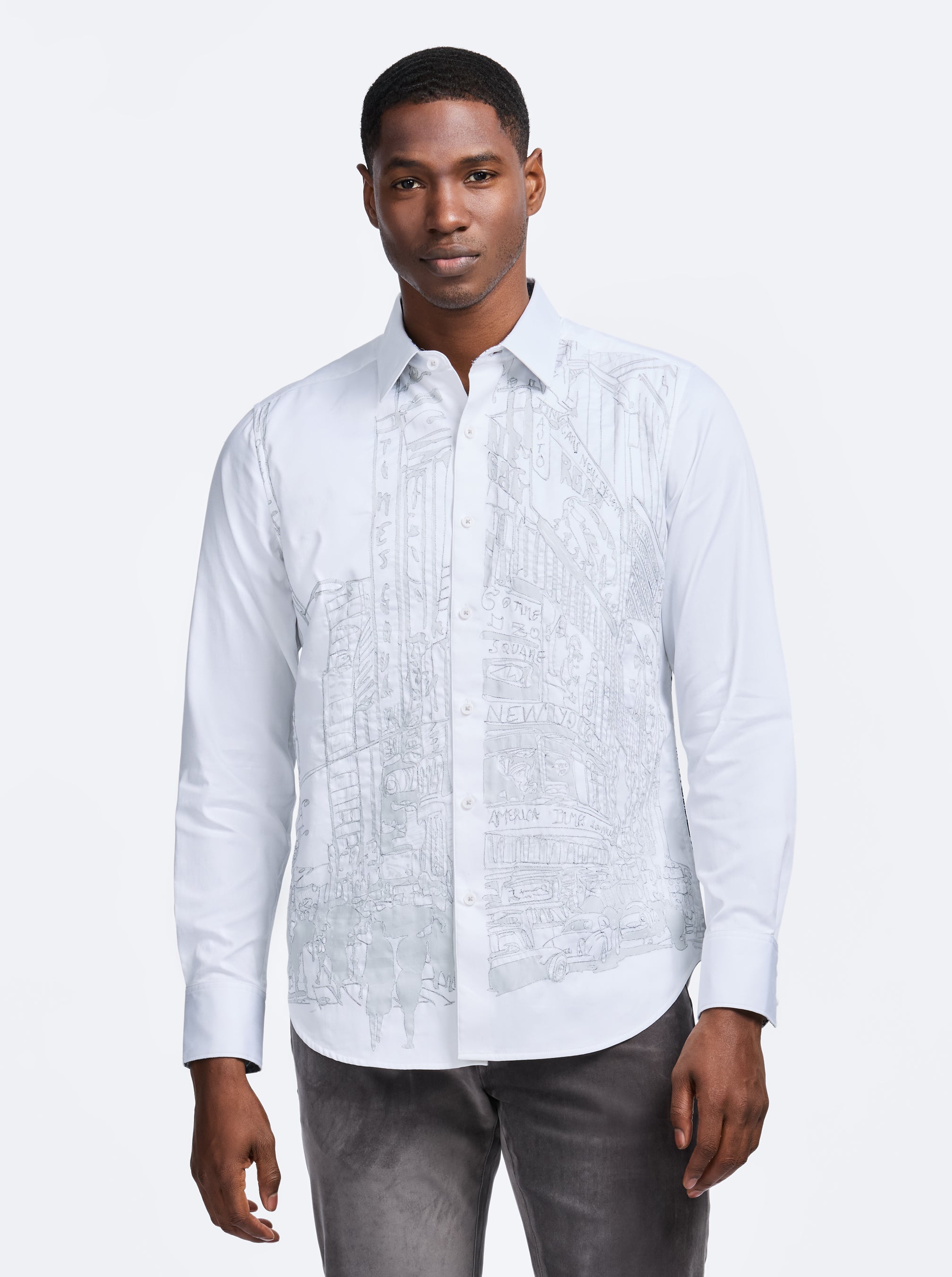 URBAN CLASSICS LONG SLEEVE BUTTON DOWN SHIRT