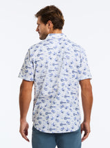 ALBORAN SHORT SLEEVE BUTTON DOWN SHIRT