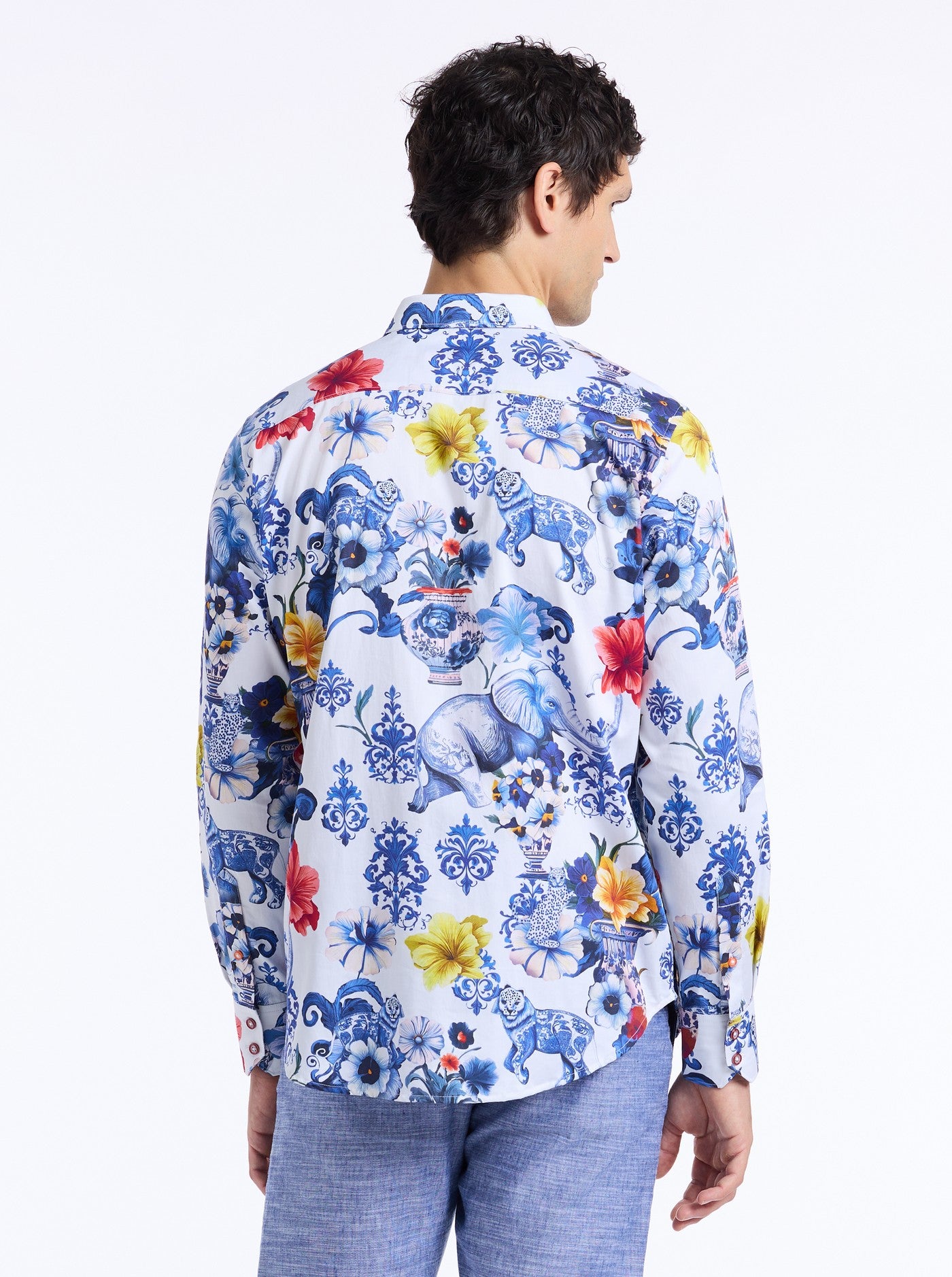 PICCADILLY LONG SLEEVE BUTTON DOWN SHIRT