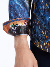 LIMITED EDITION FLEUR DE MARE LONG SLEEVE BUTTON DOWN SHIRT