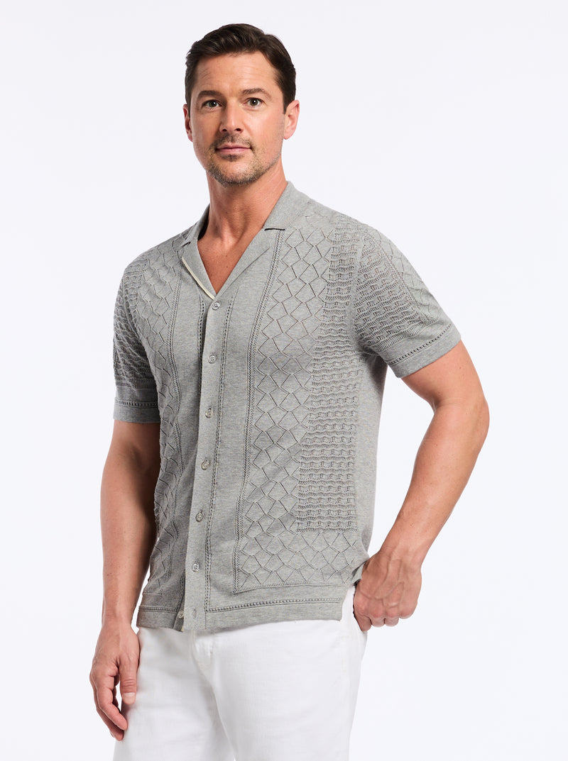 DELMAR SHORT SLEEVE SWEATER